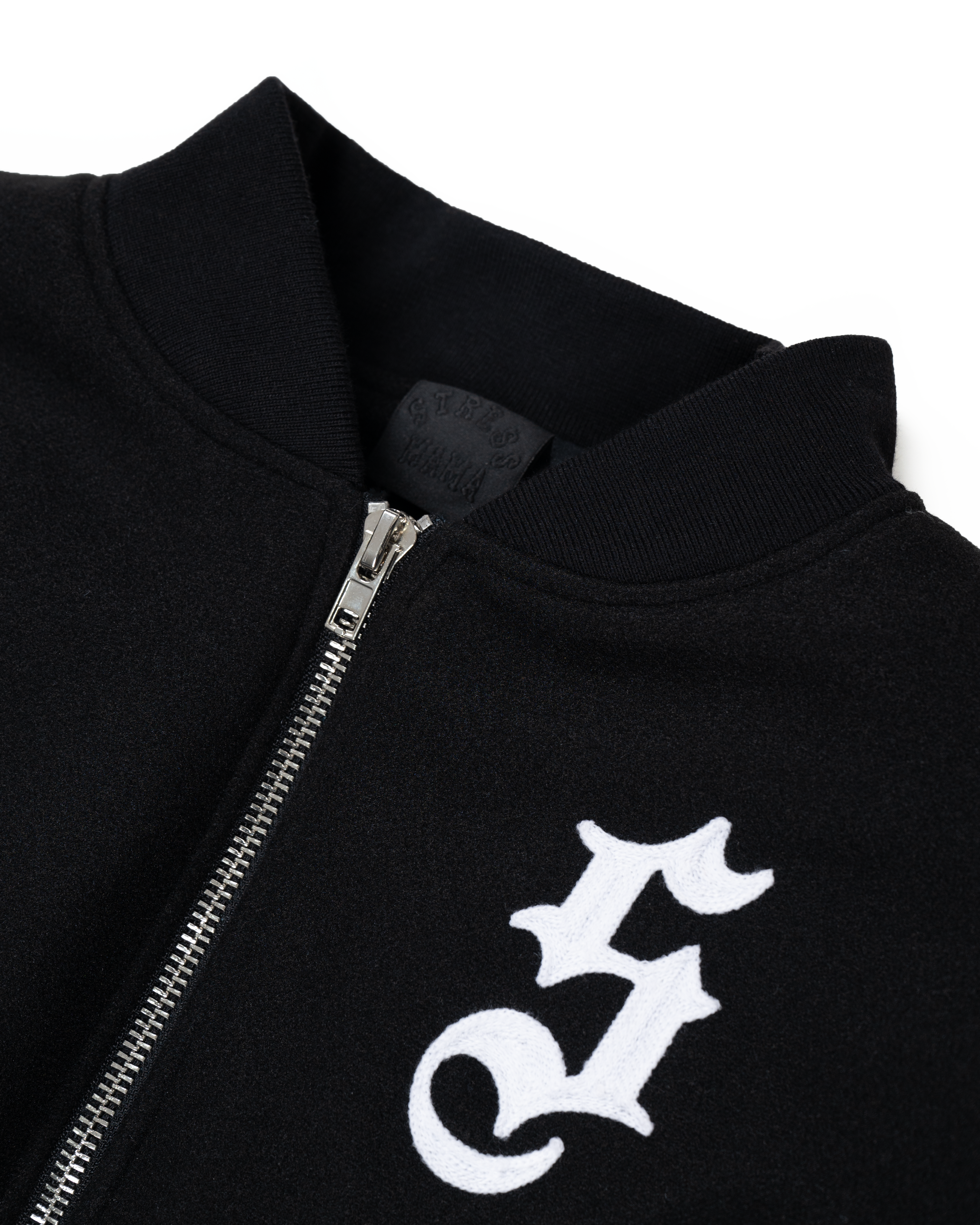 FW25 "S" BOMBER - BLACK