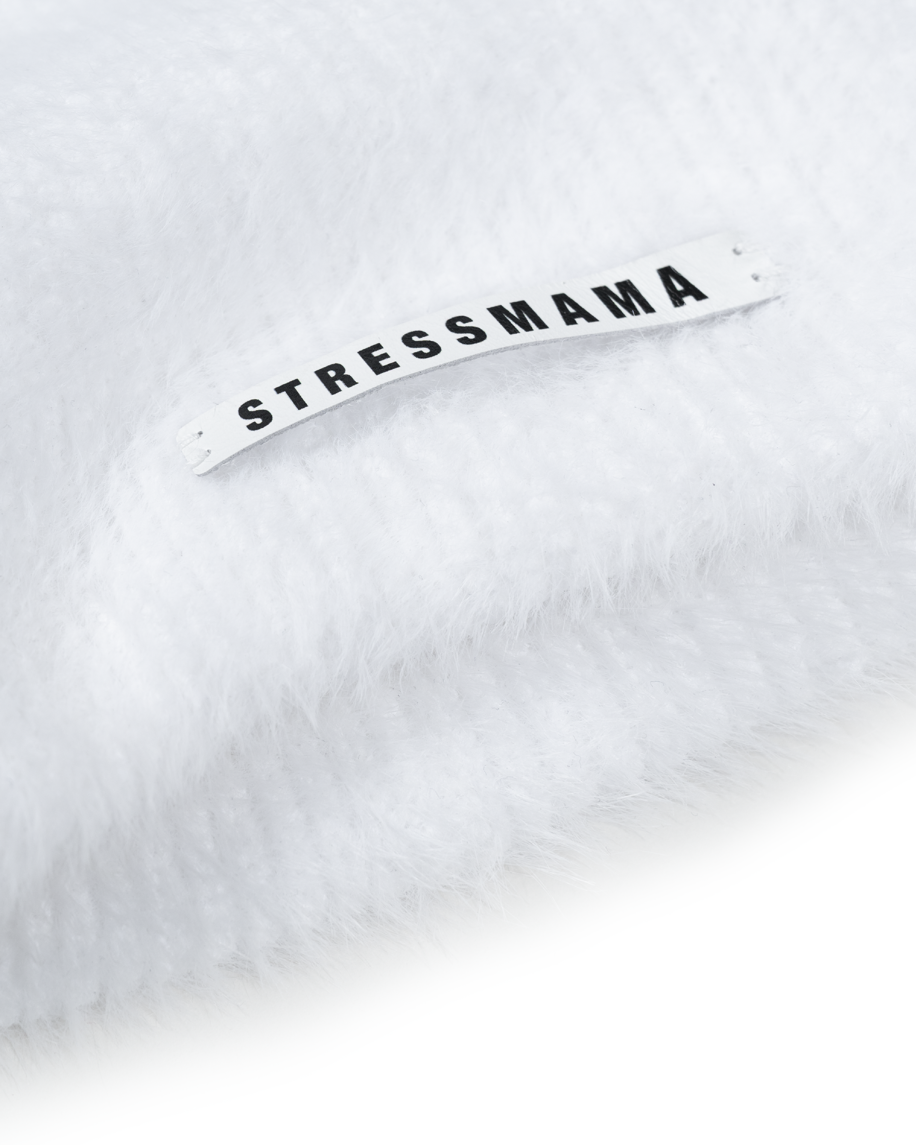 FW25 KNIT BEANIE HAT - WHITE