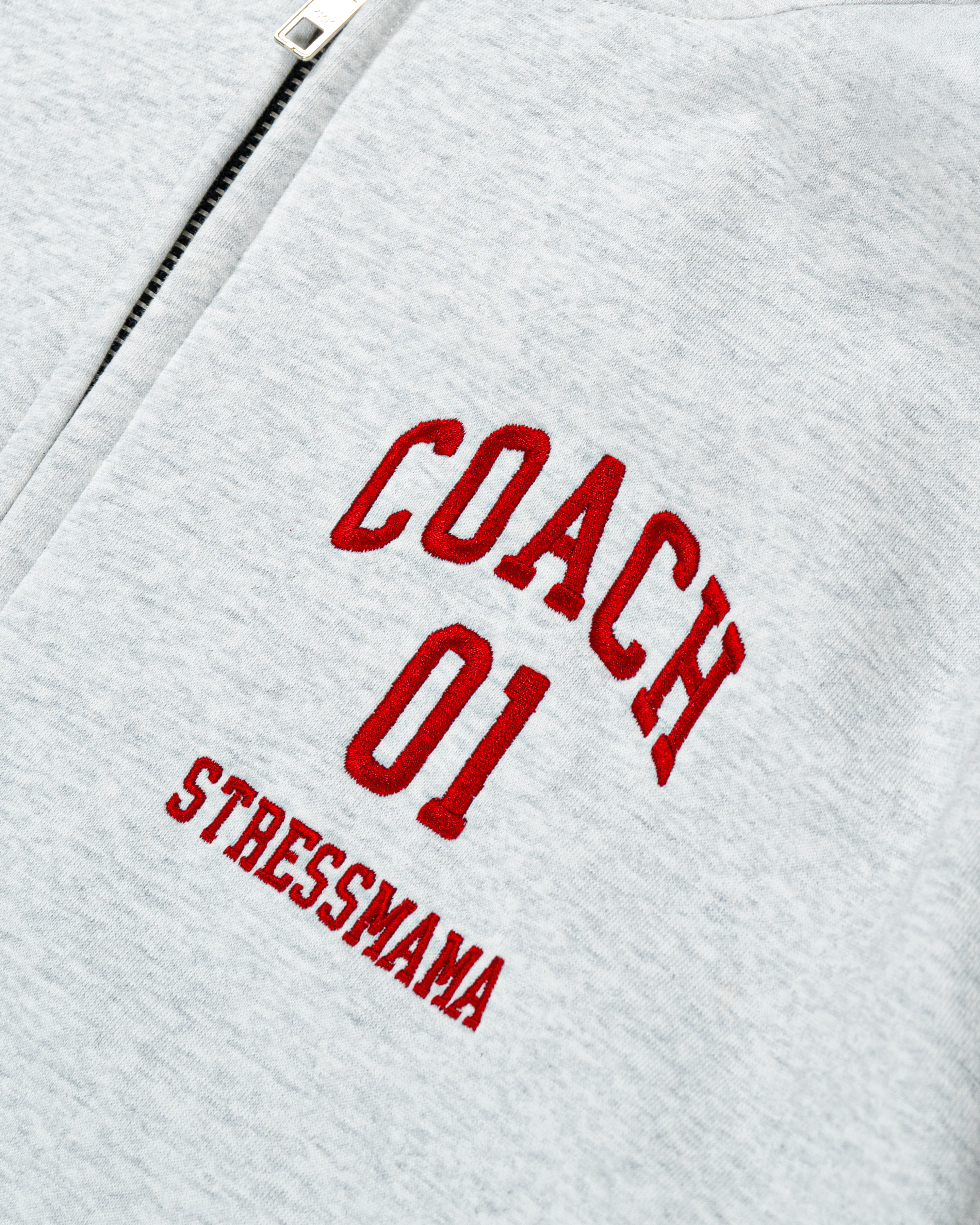 FW25 PT UNIVERSITY ZIP HOODIE - GRAY