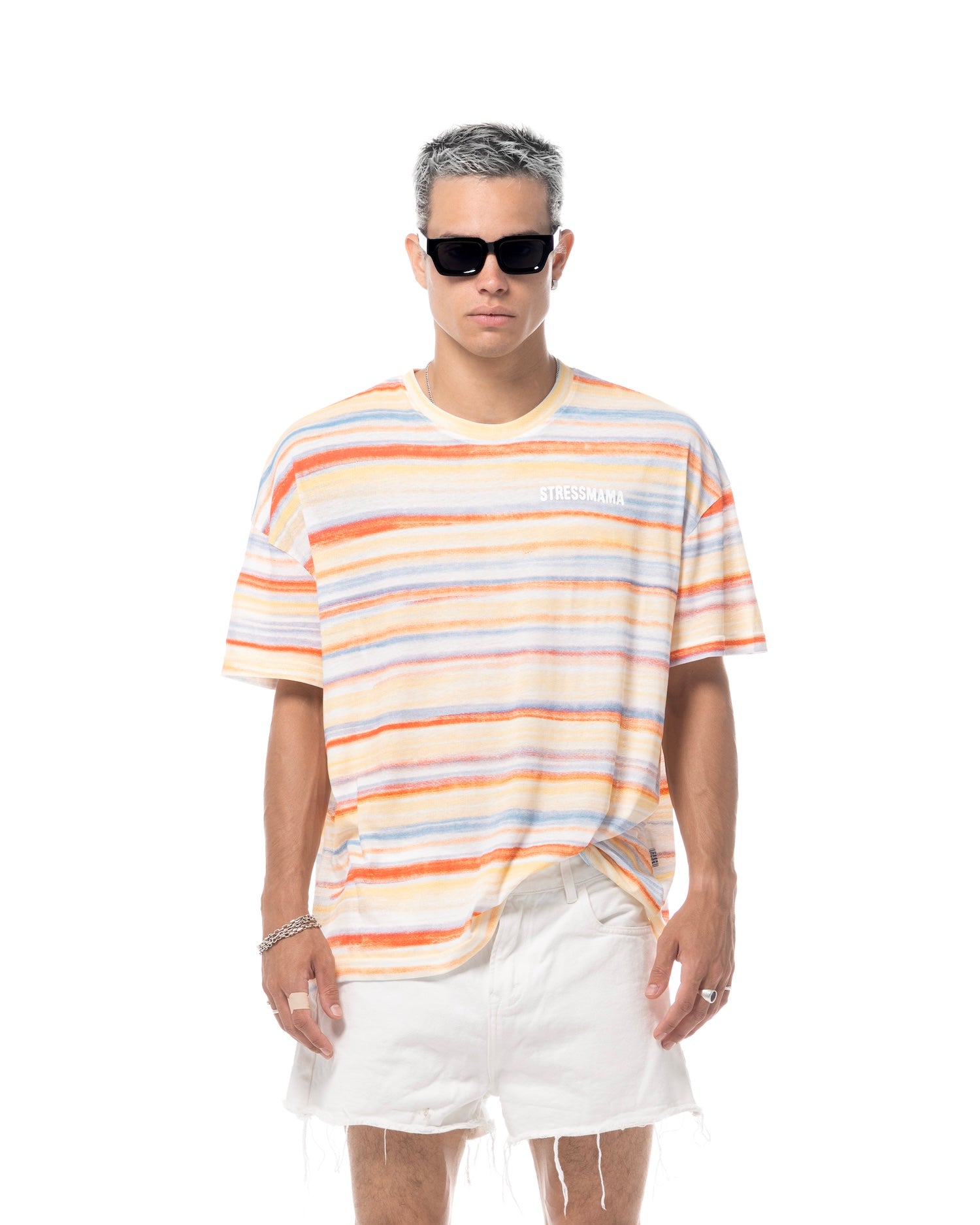 SUMMER26 STRIPED T-SHIRT - RAINBOW