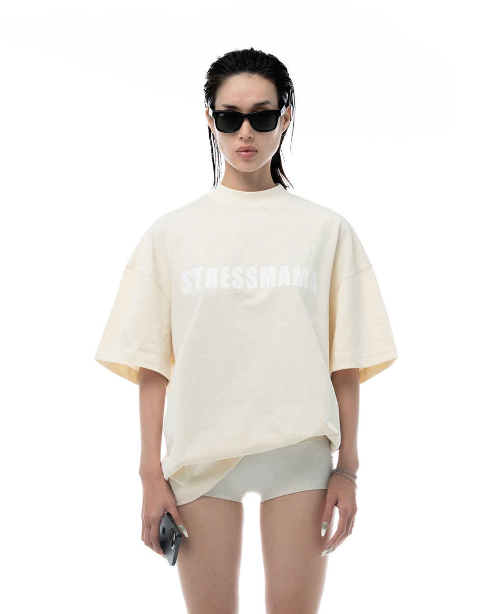 SUMMER25 BASIC T-SHIRT - COCONUT