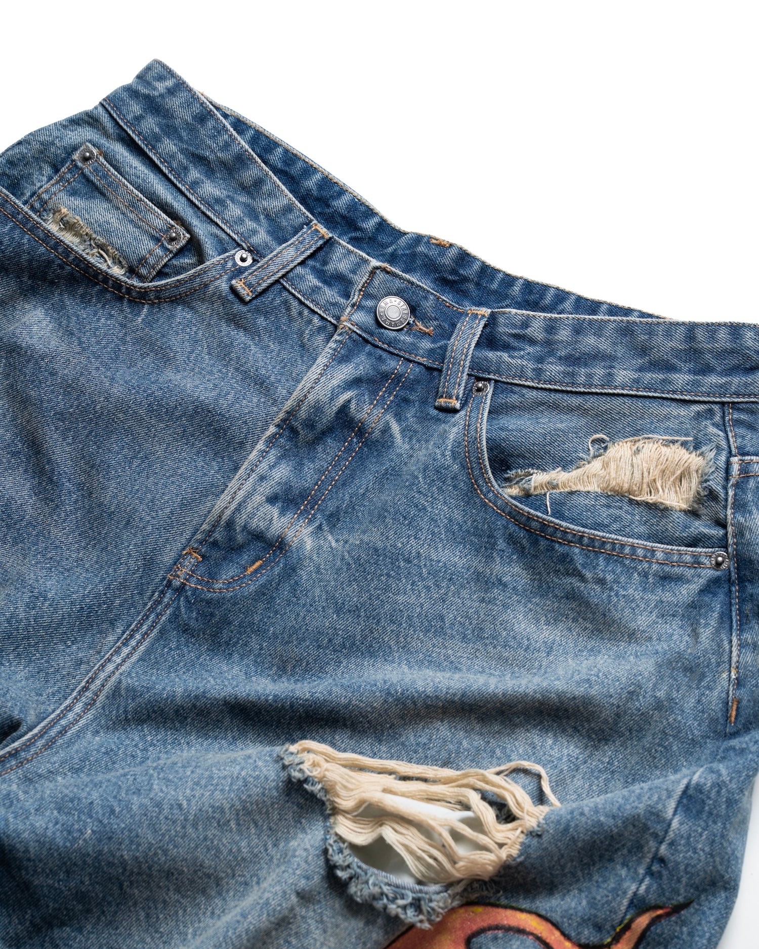 SMA SKULL JEANS - BLUE