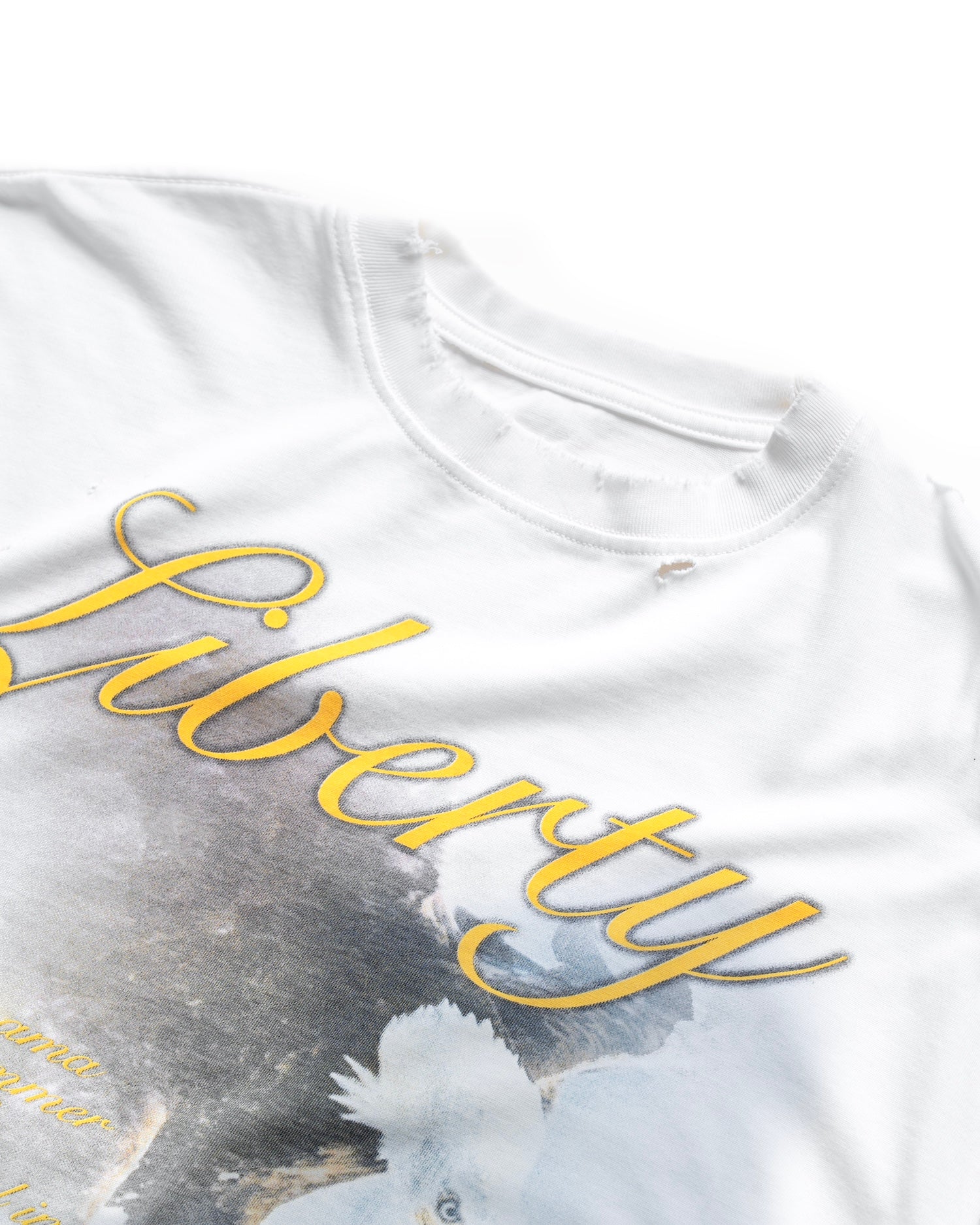 SS26 LIBERTY T-SHIRT - WHITE