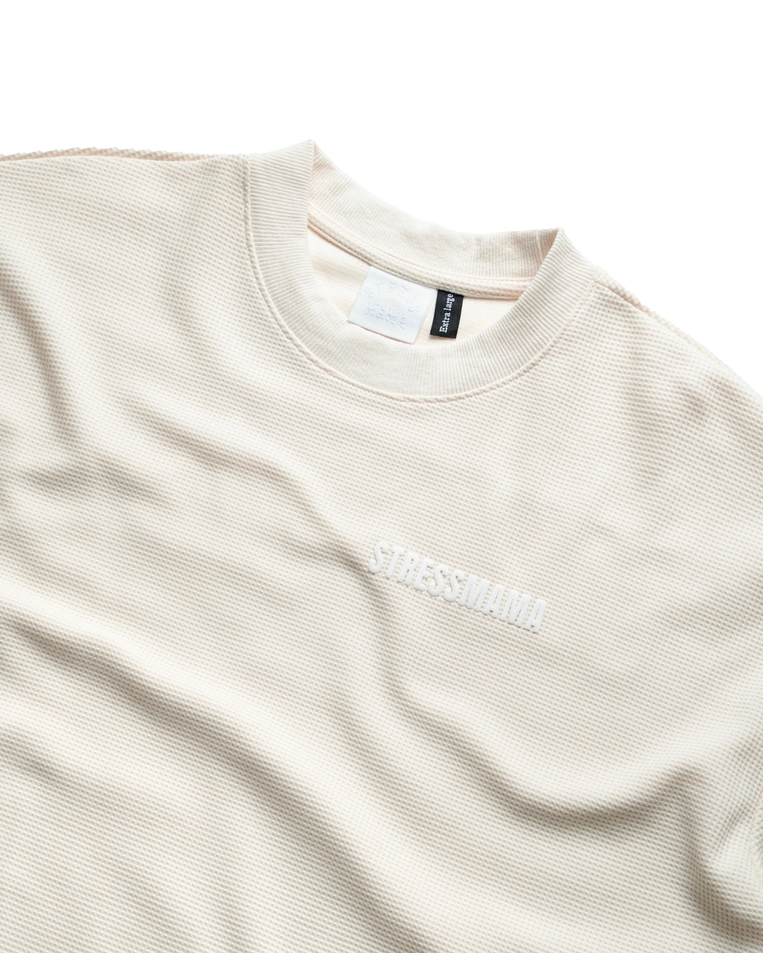SS26 WAFFLE LONGSLEEVE - CREAM