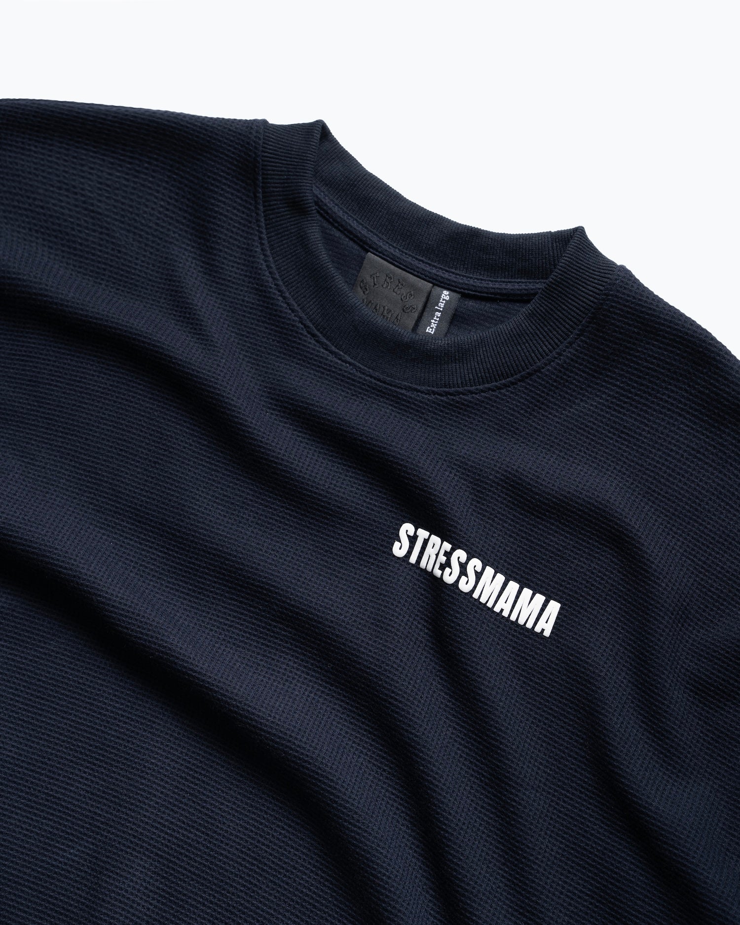 SS26 WAFFLE LONGSLEEVE - DARK BLUE