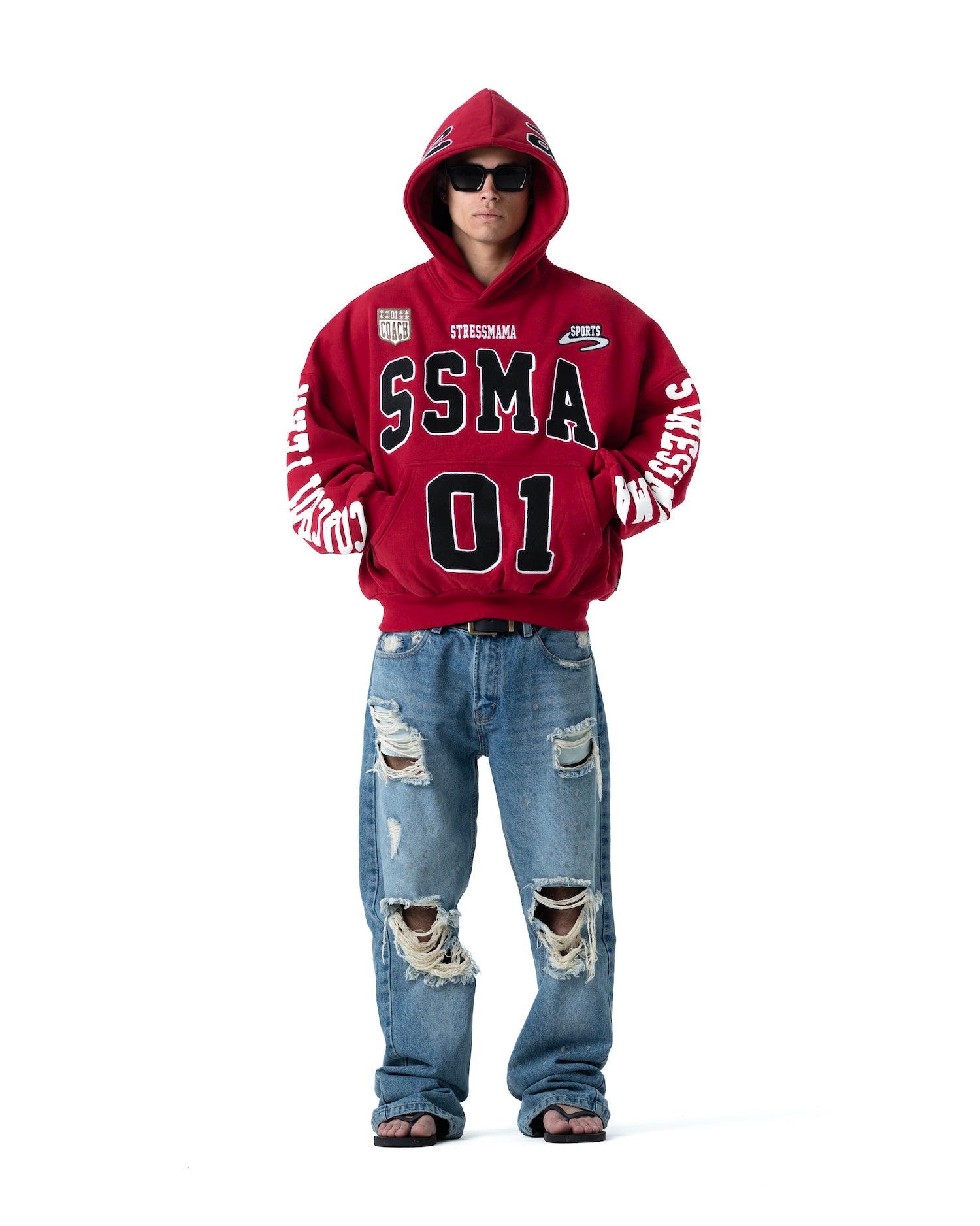 SSMA RACING HOODIE - RED