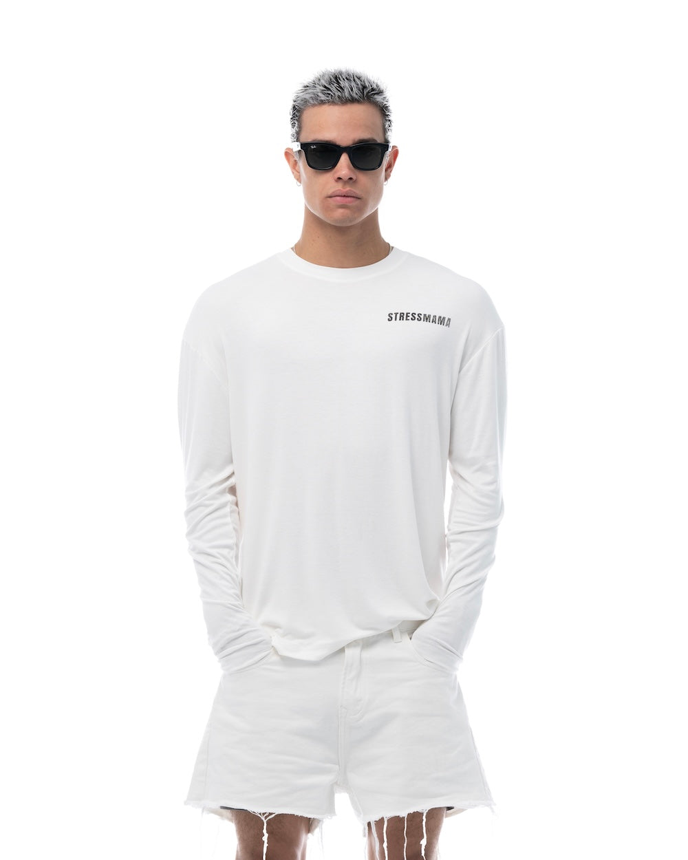 HÔTEL MAMA LONGSLEEVE - WHITE – STRESSMAMA