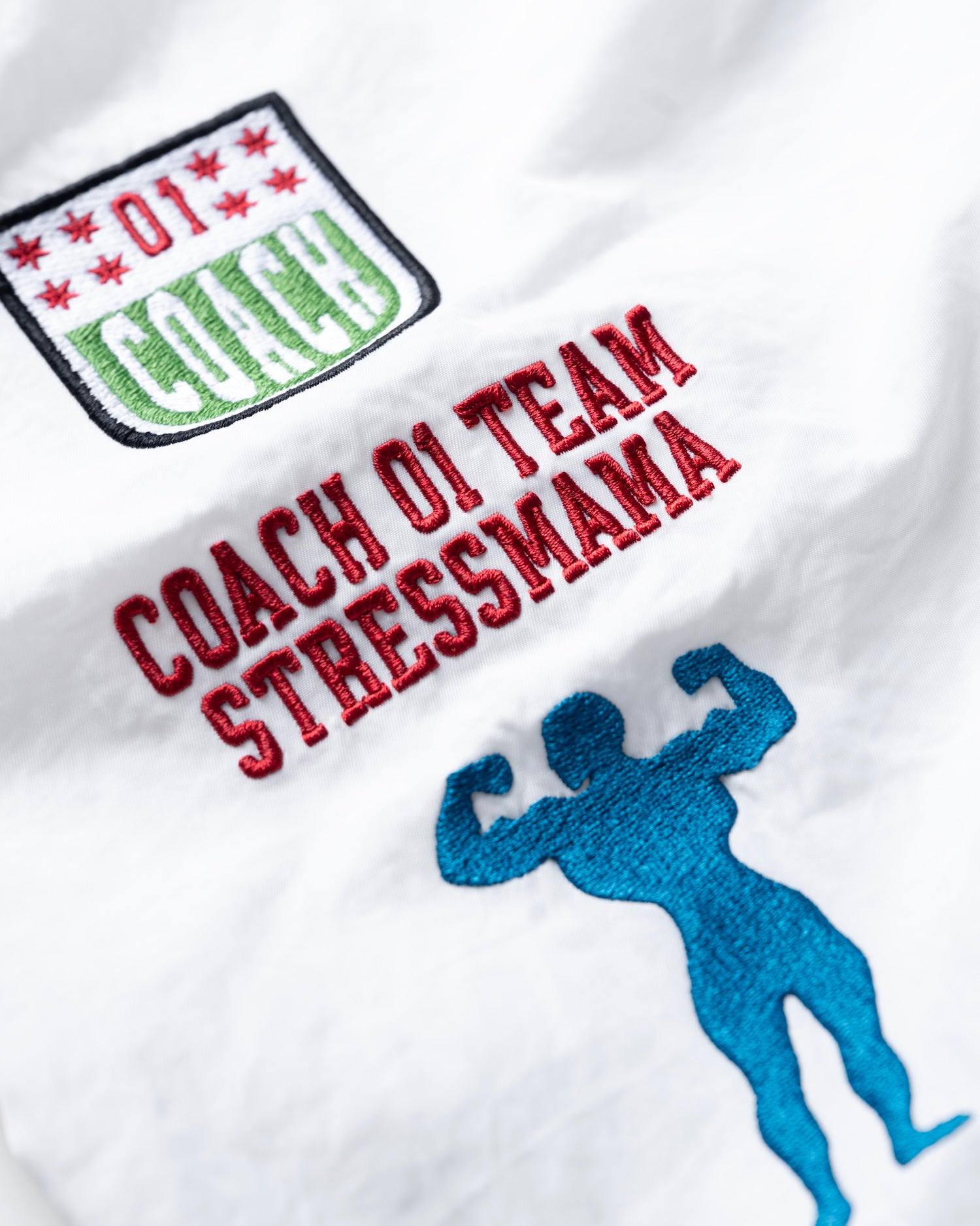 SSMA RACING TRACK PANTS - WHITE