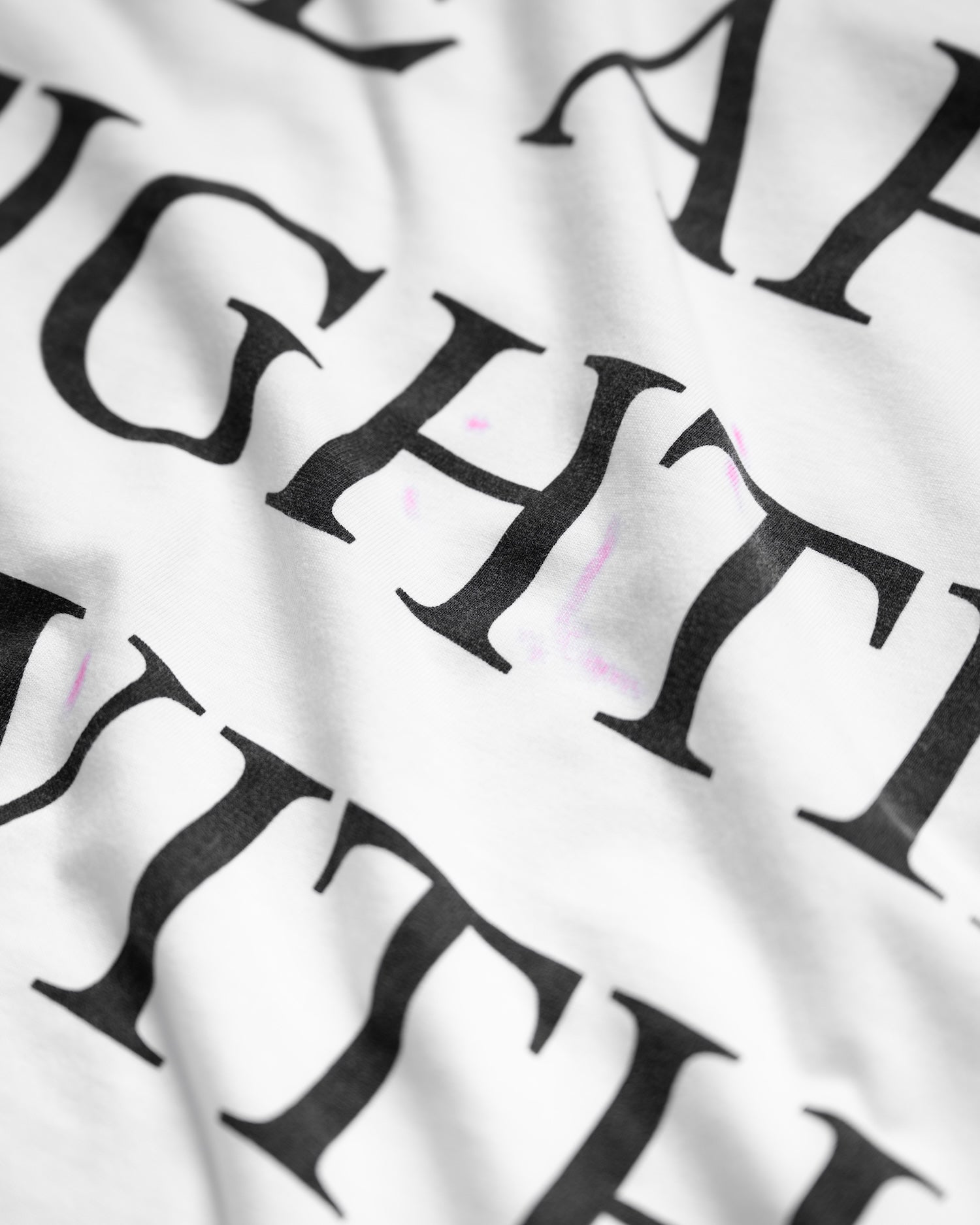 SS26 FIGHT T-SHIRT - WHITE
