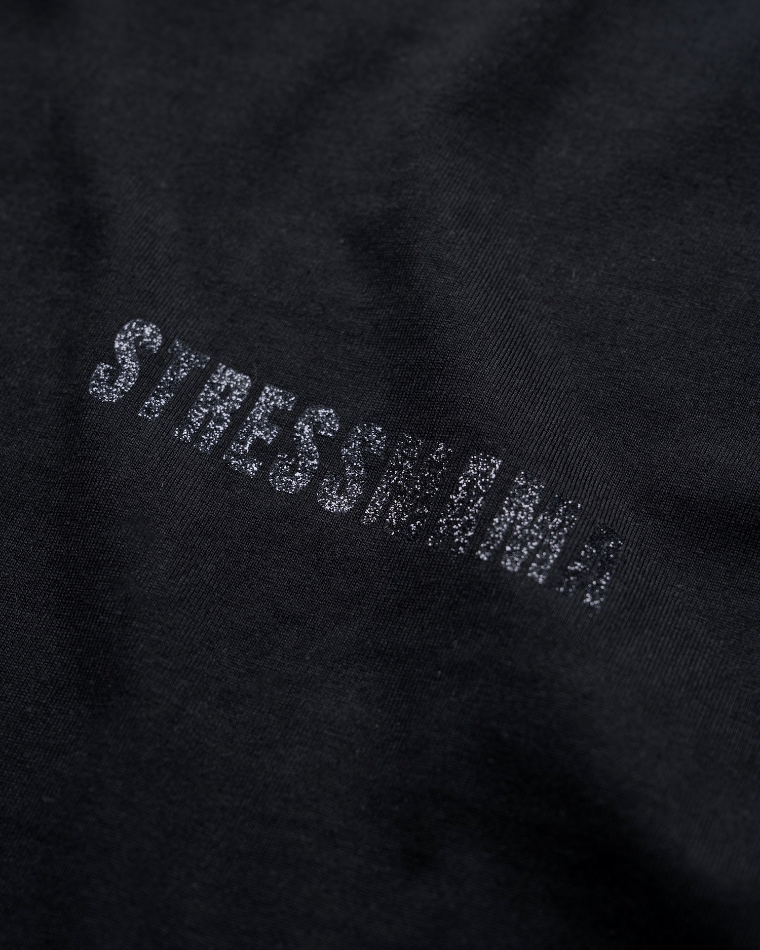 SSMA GLITTER T-SHIRT - BLACK