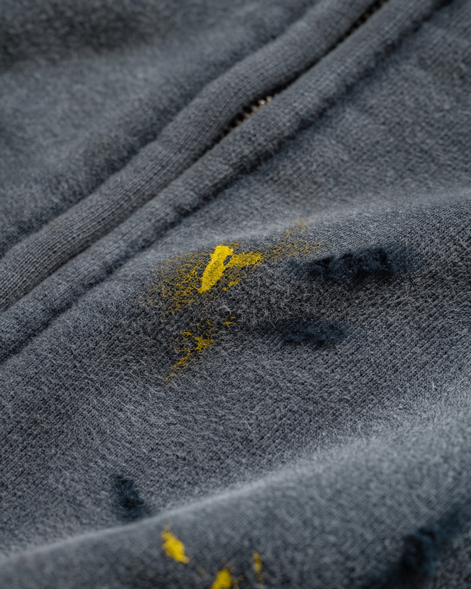 SS26 CORE V2 ZIP HOODIE - DARK BLUE