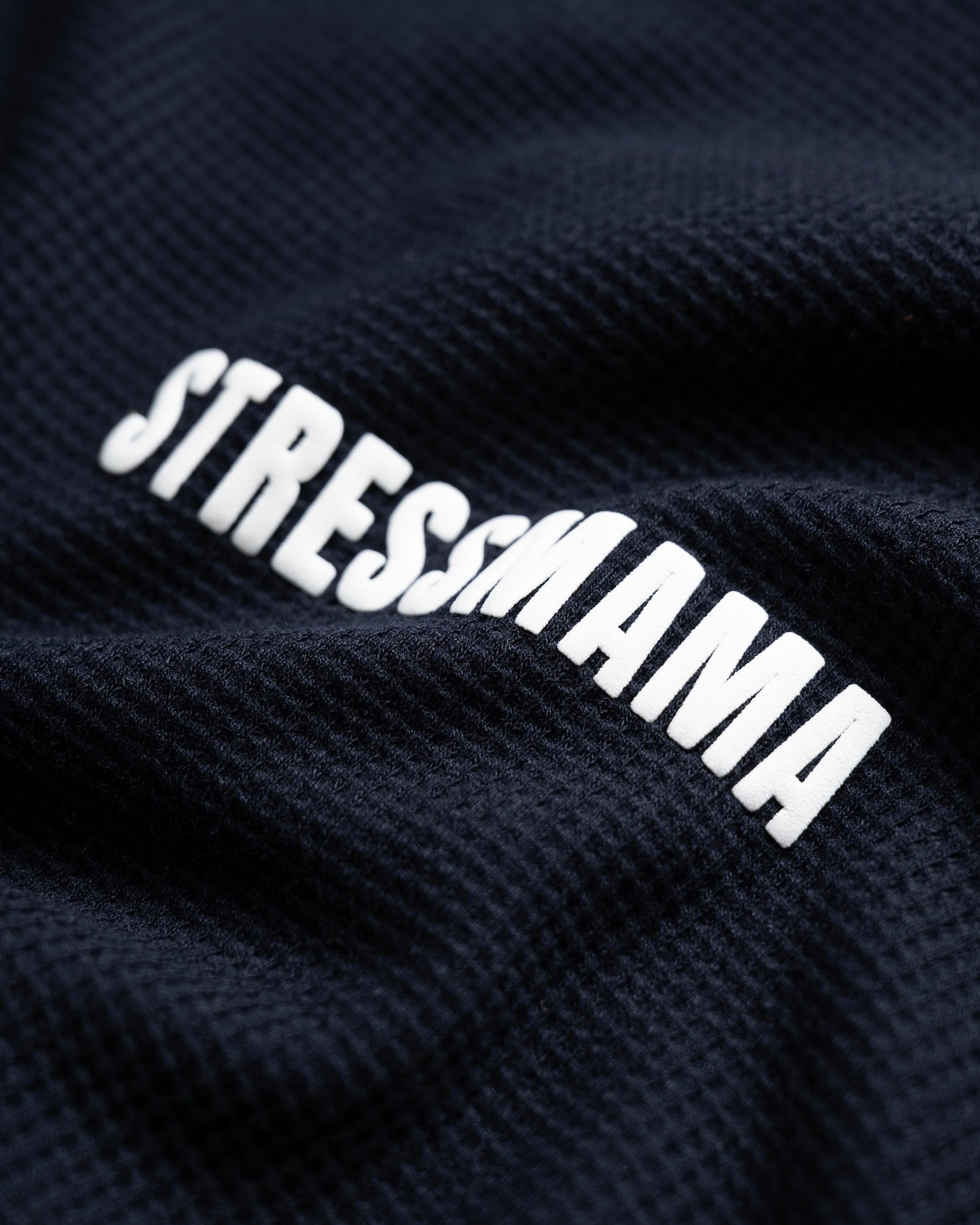 SS26 WAFFLE LONGSLEEVE - DARK BLUE