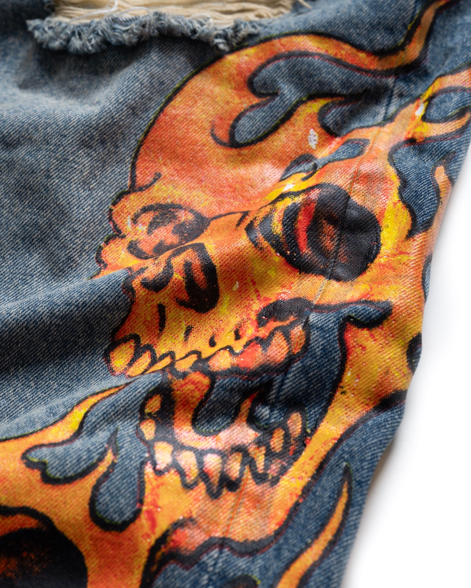 SMA SKULL JEANS - BLUE