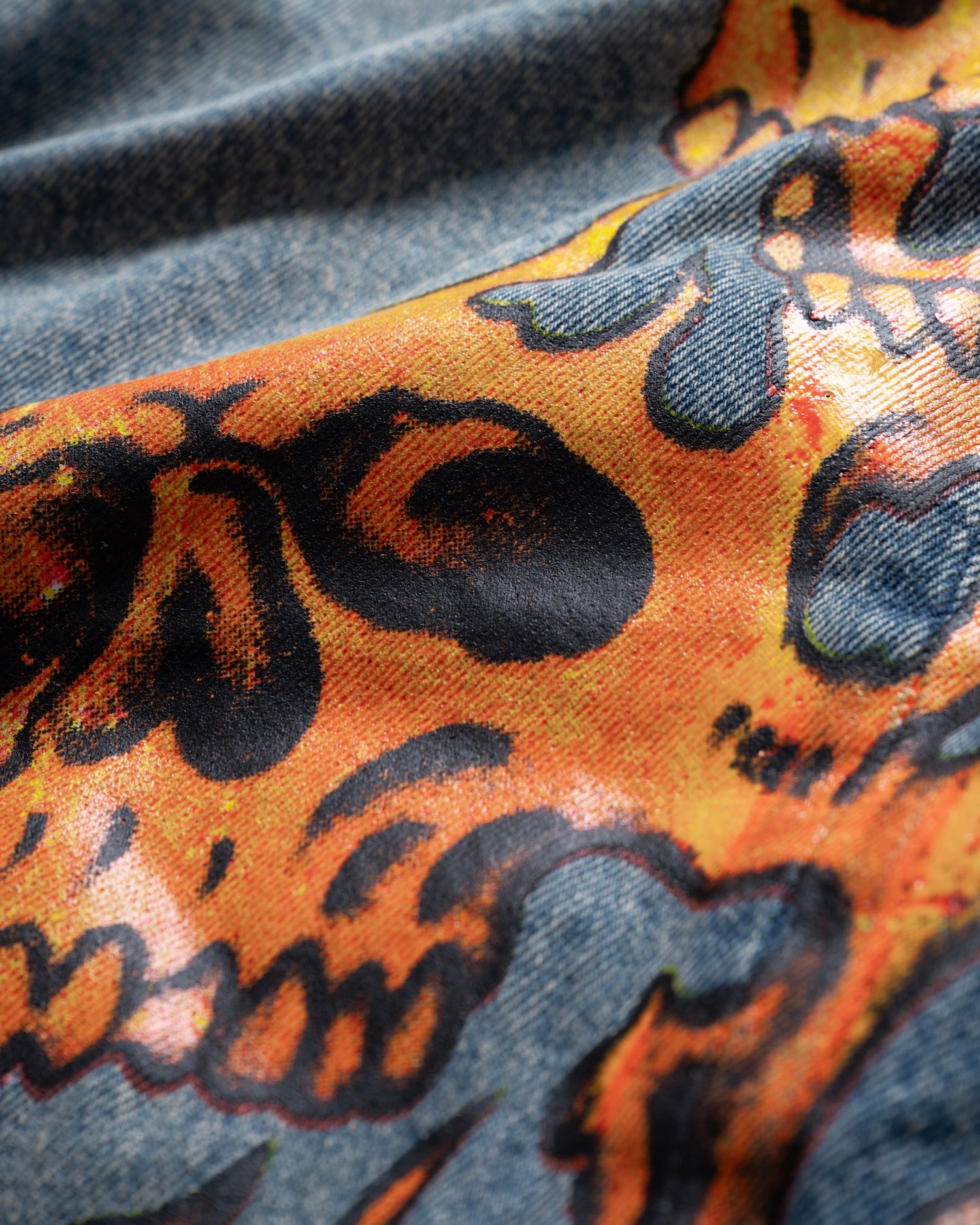 SMA SKULL JEANS - BLUE