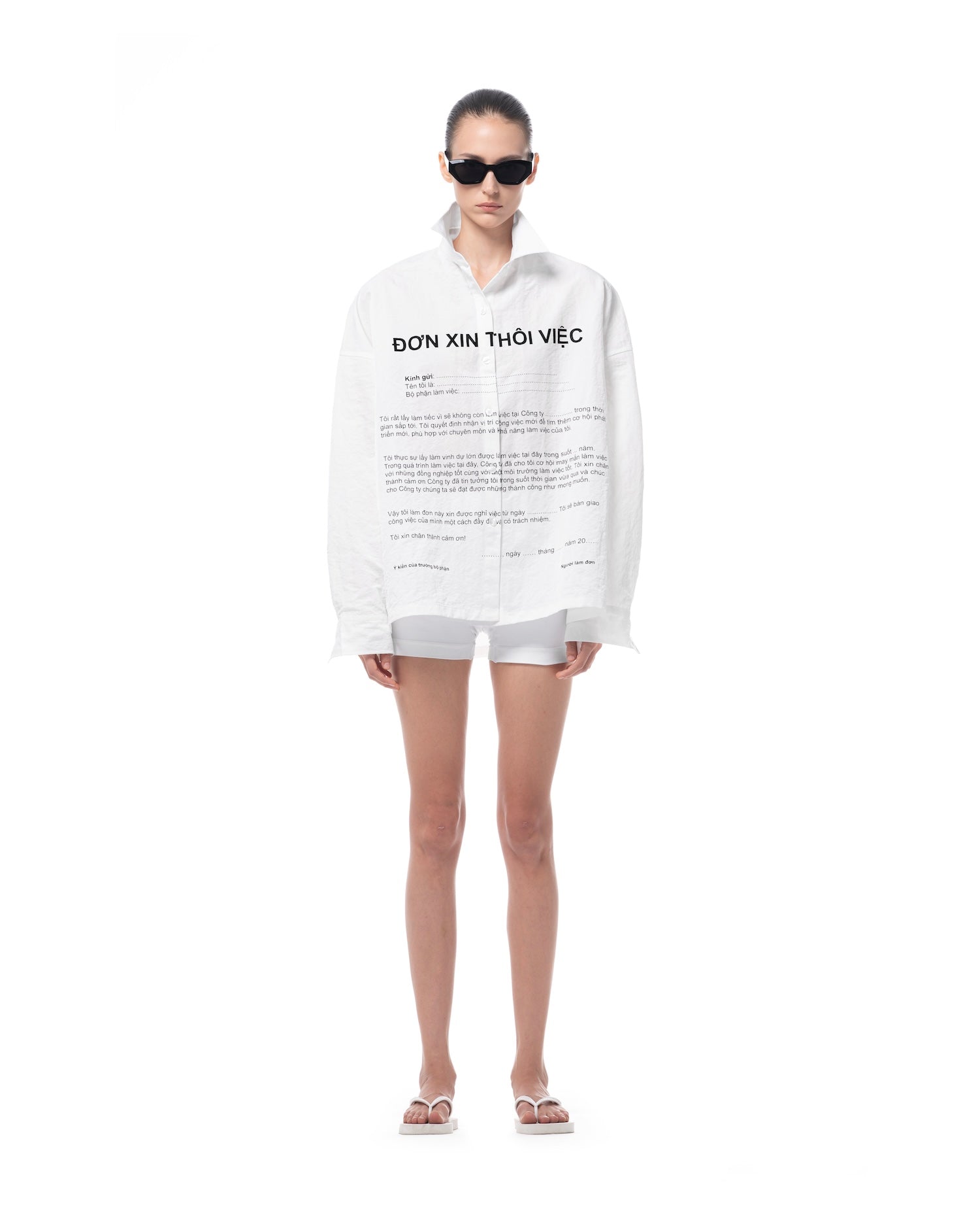 SSMA ĐƠN XIN THÔI VIỆC SHIRT - WHITE