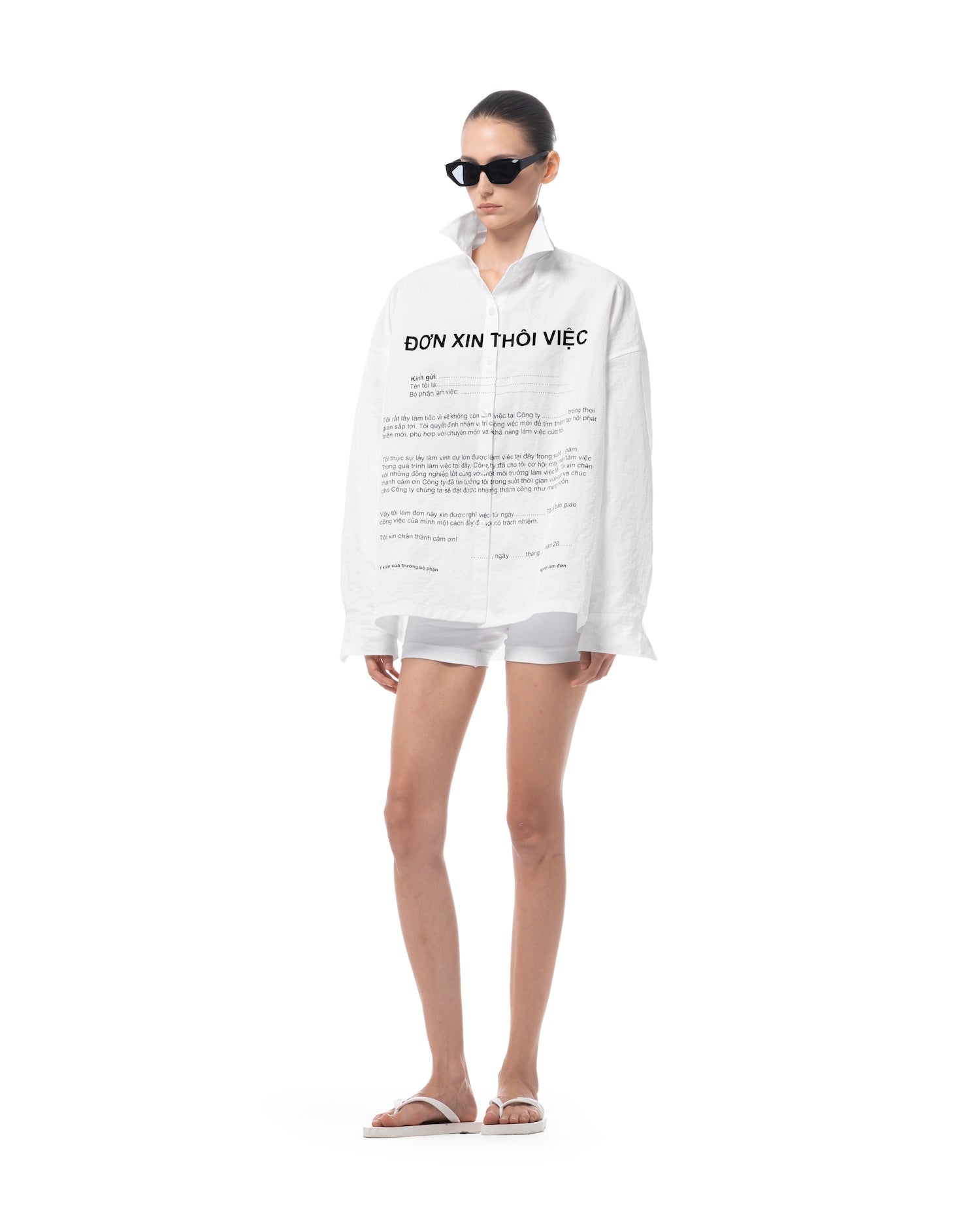 SSMA ĐƠN XIN THÔI VIỆC SHIRT - WHITE