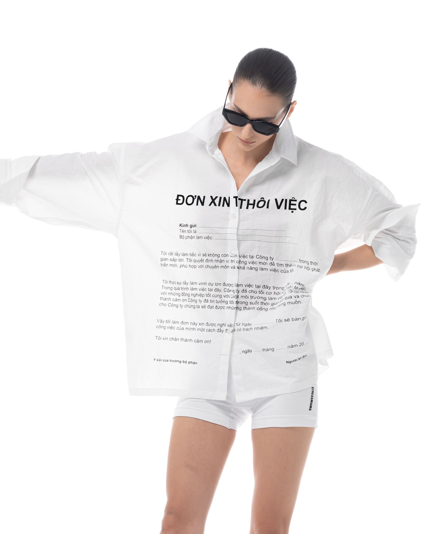 SSMA ĐƠN XIN THÔI VIỆC SHIRT - WHITE