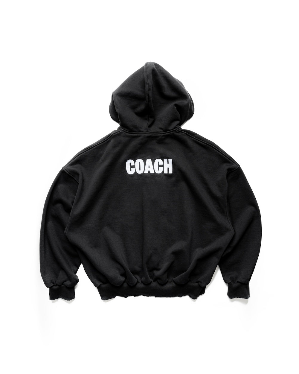 SSMA COACH ZIP HOODIE - BLACK – STRESSMAMA