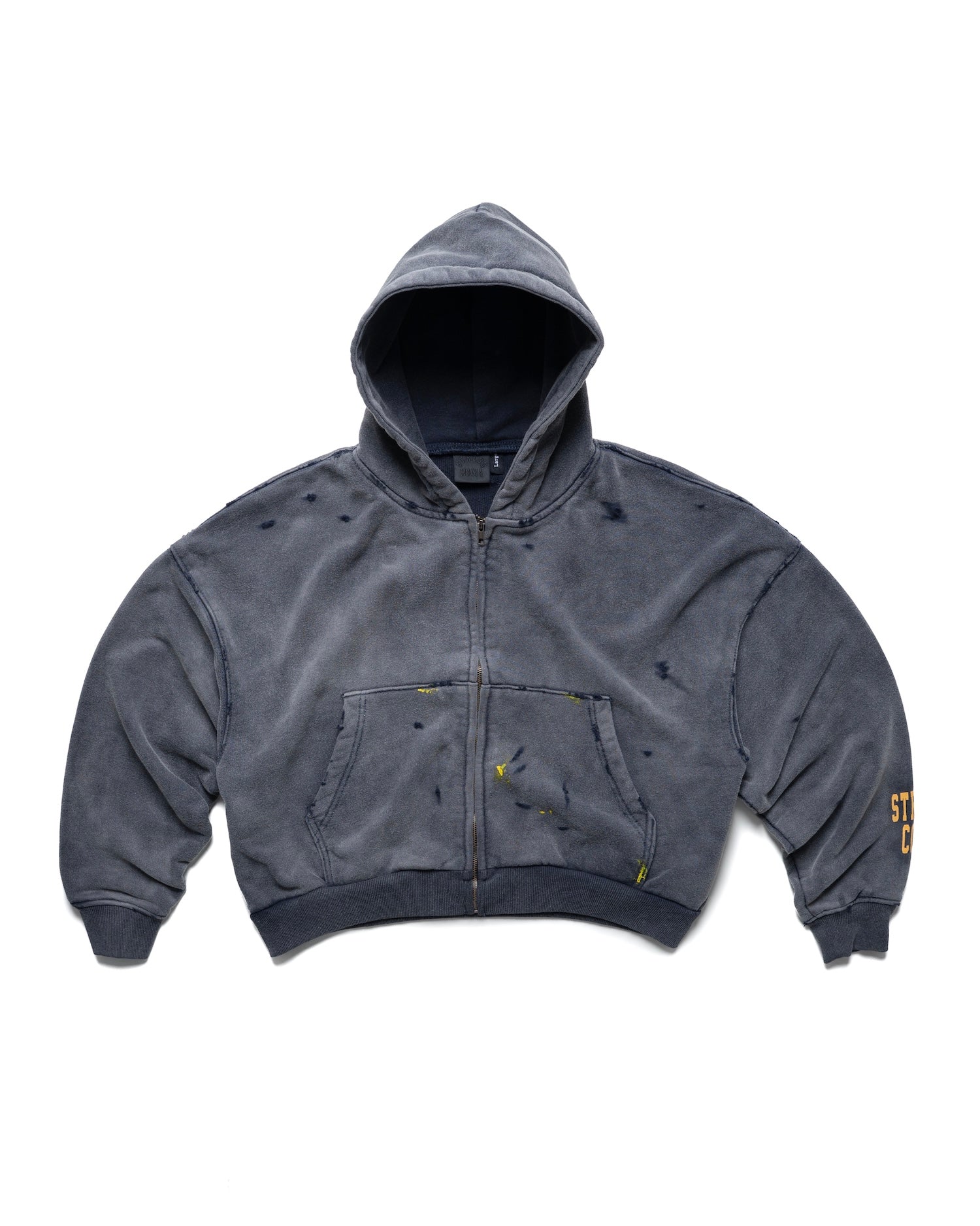 SS26 CORE V2 ZIP HOODIE - DARK BLUE