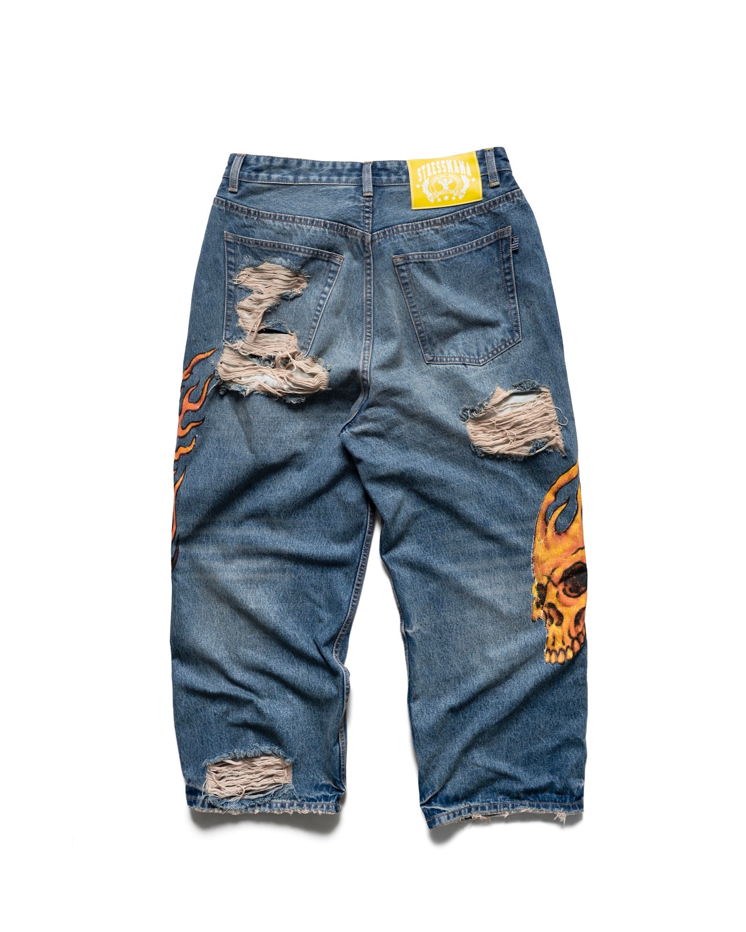 SMA SKULL JEANS - BLUE