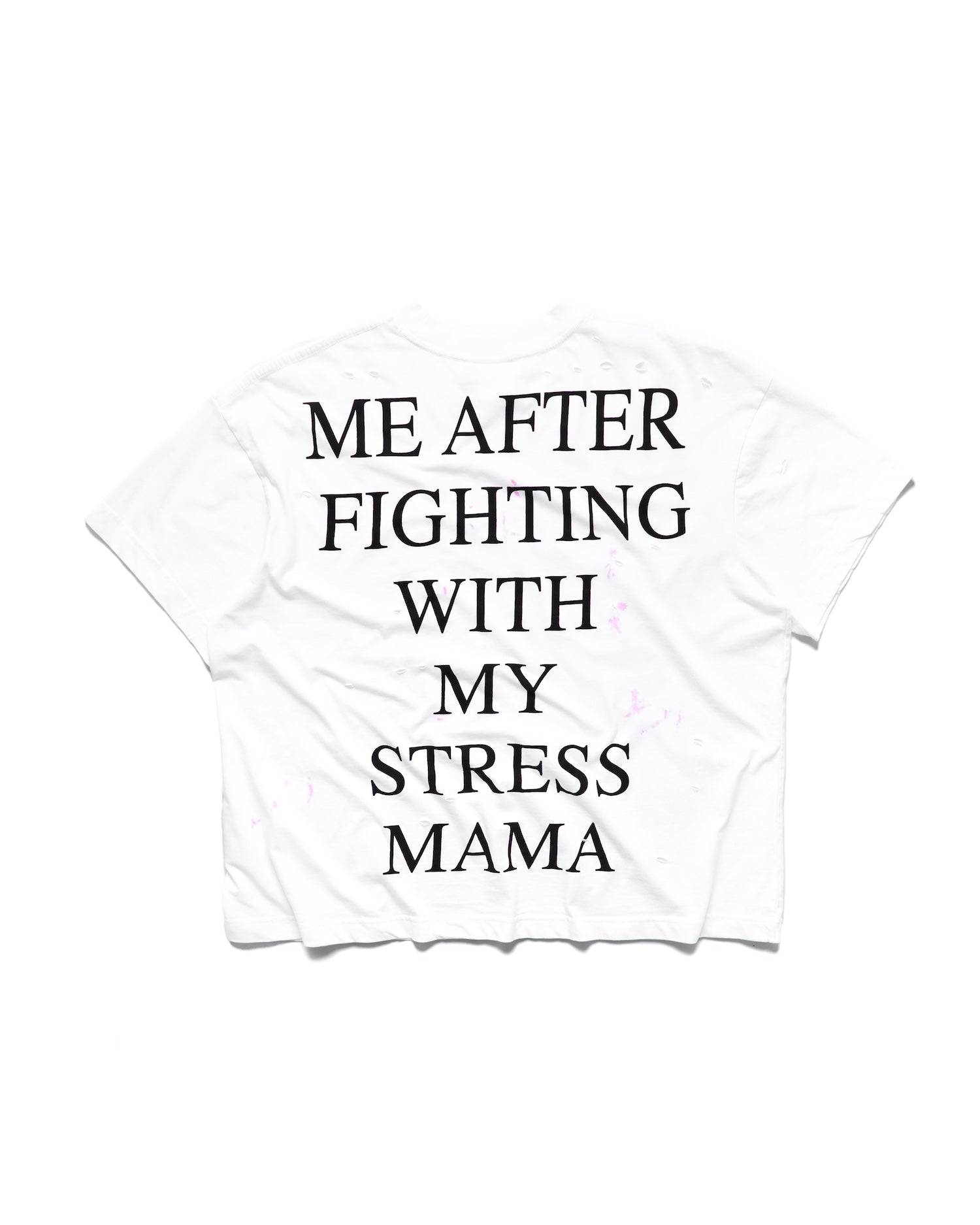 SS26 FIGHT T-SHIRT - WHITE