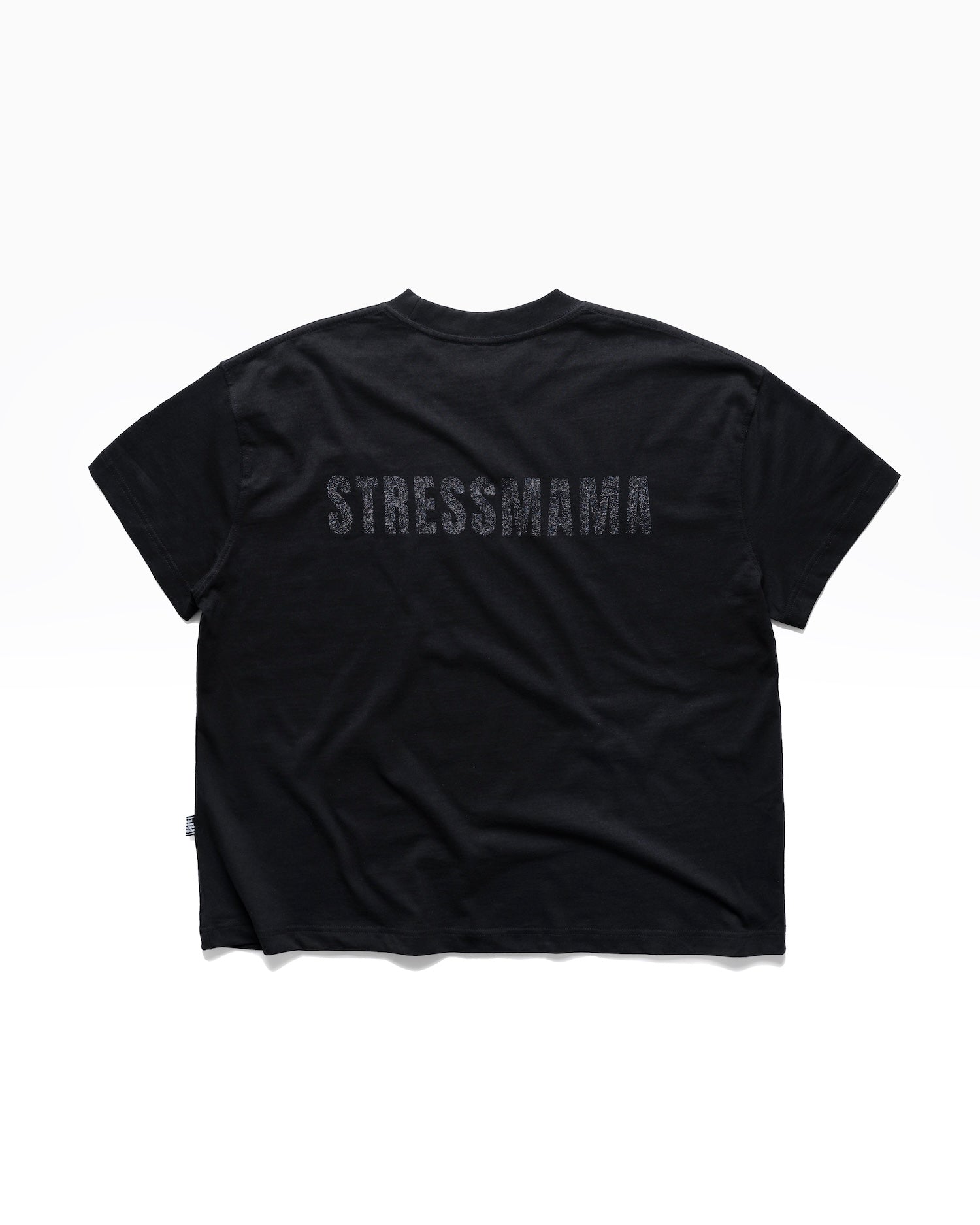SSMA GLITTER T-SHIRT - BLACK