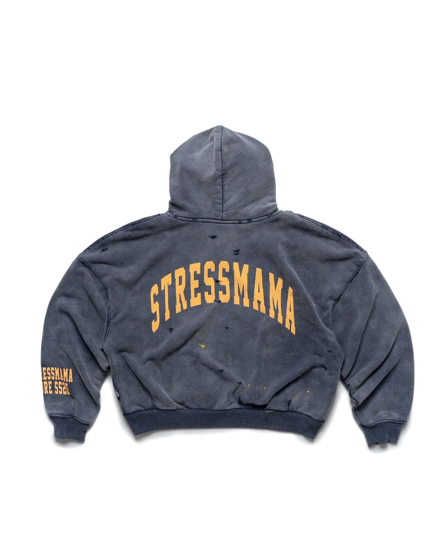 SS26 CORE V2 ZIP HOODIE - DARK BLUE