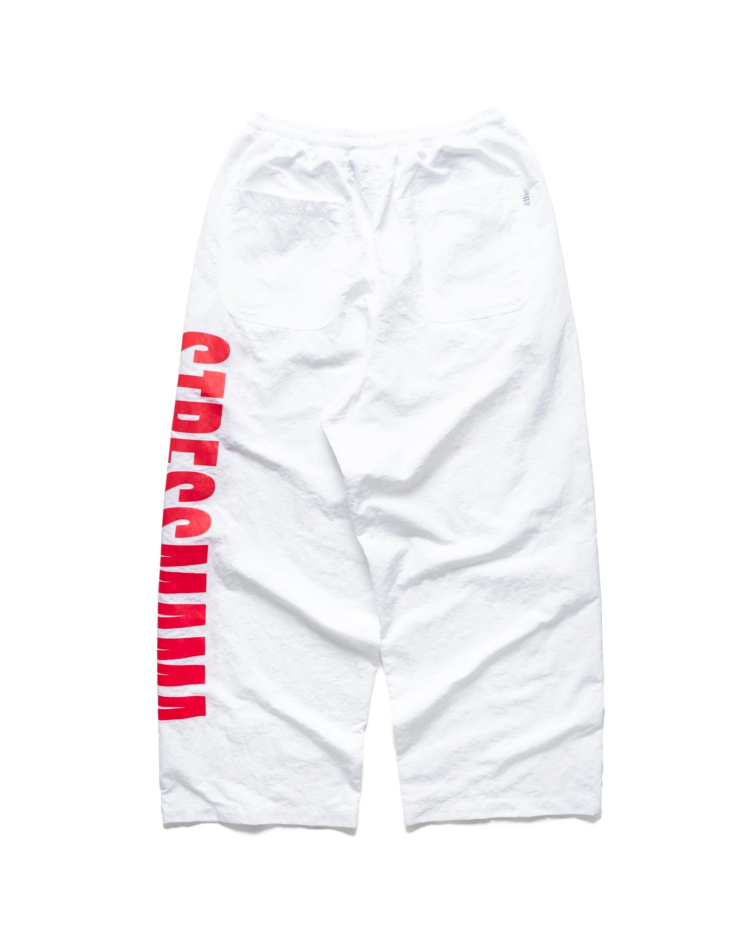 SSMA RACING TRACK PANTS - WHITE