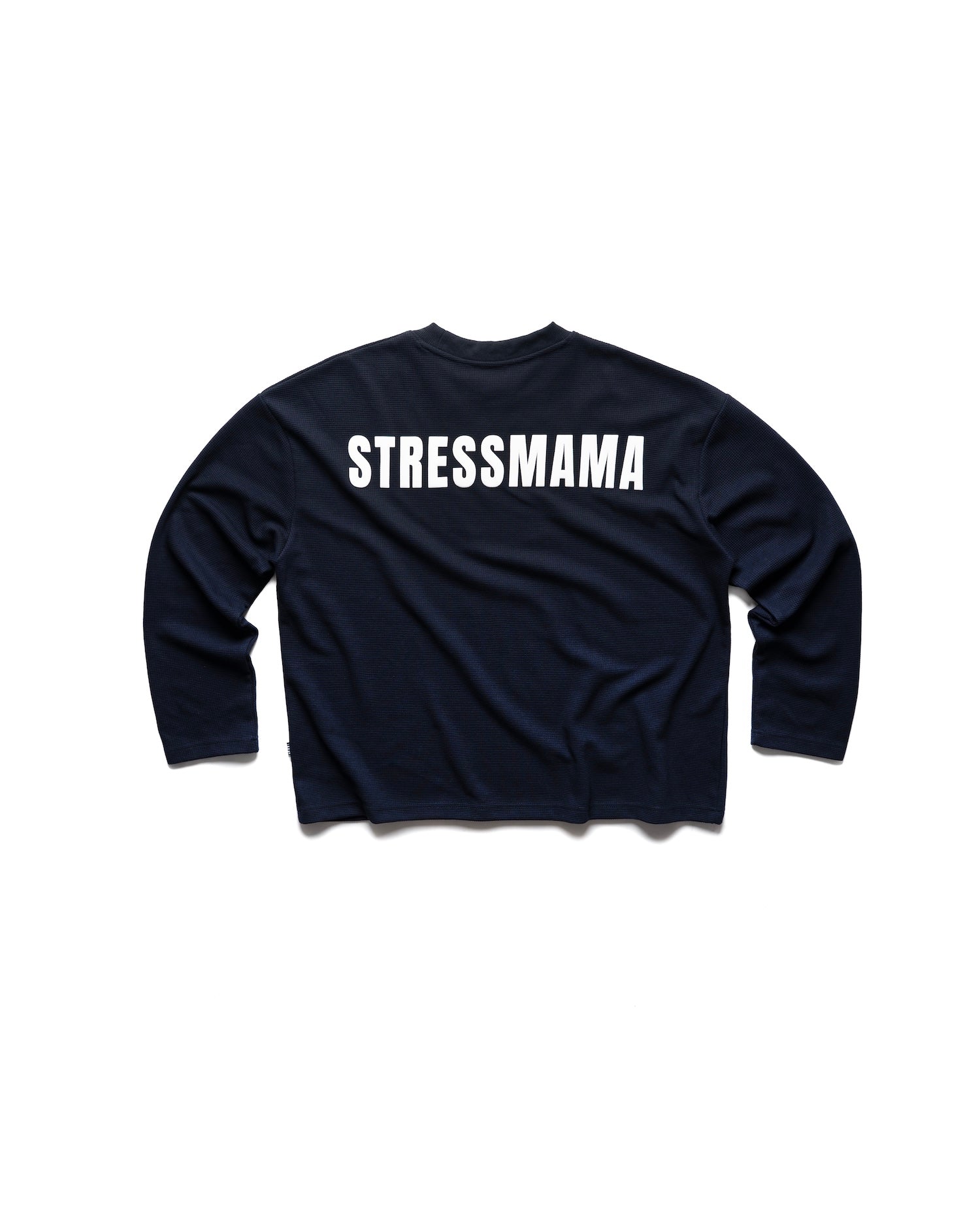 SS26 WAFFLE LONGSLEEVE - DARK BLUE