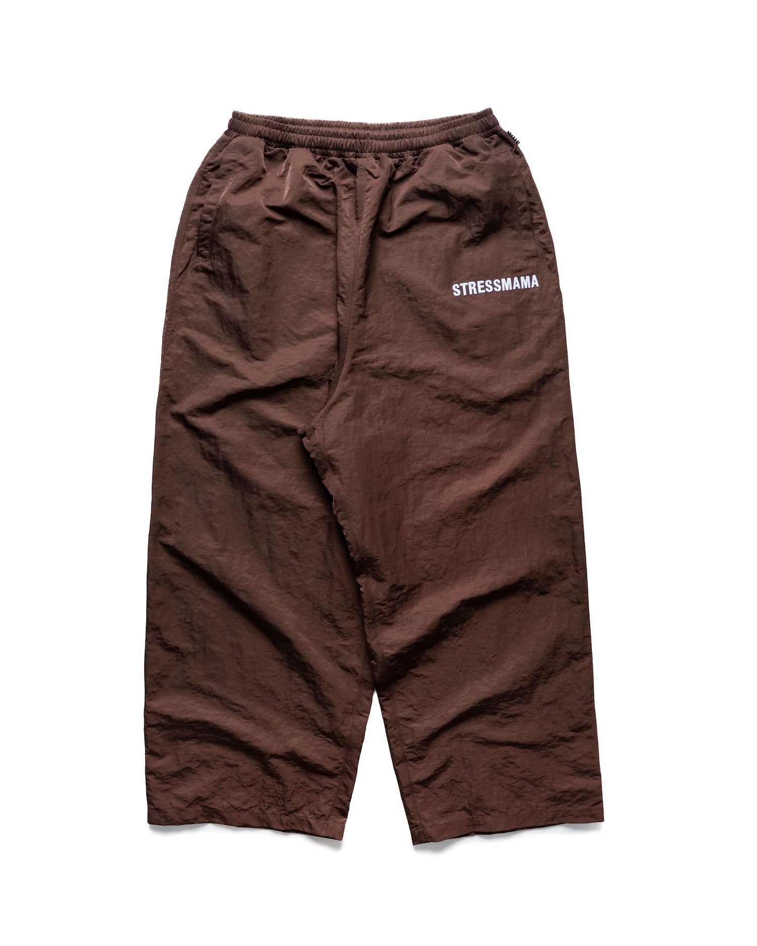 SSMA COACH TRACKSUIT PANTS - BROWN