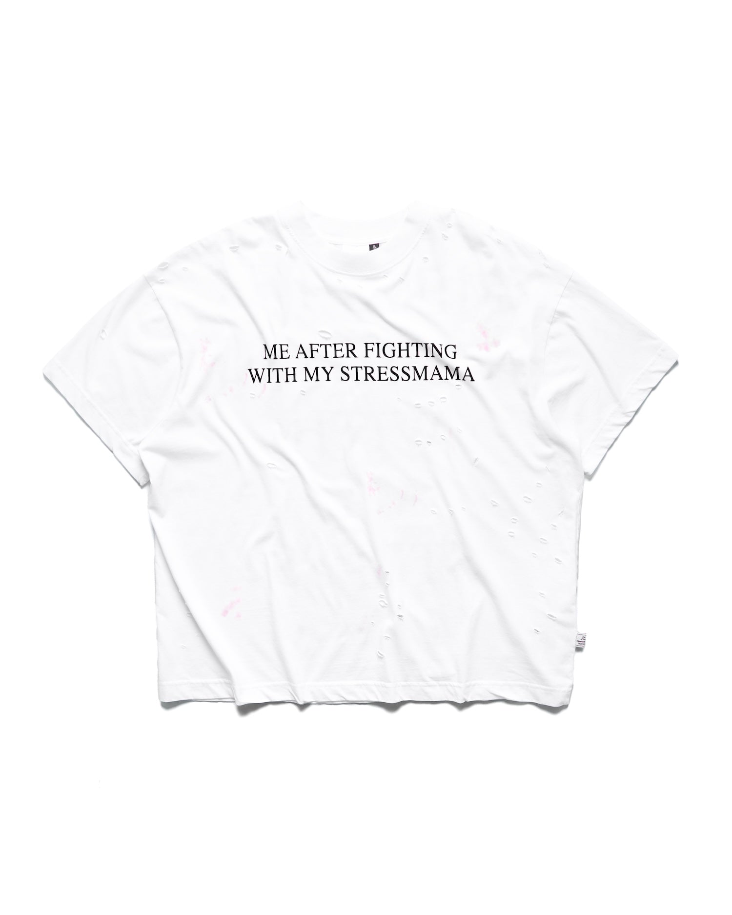 SS26 FIGHT T-SHIRT - WHITE
