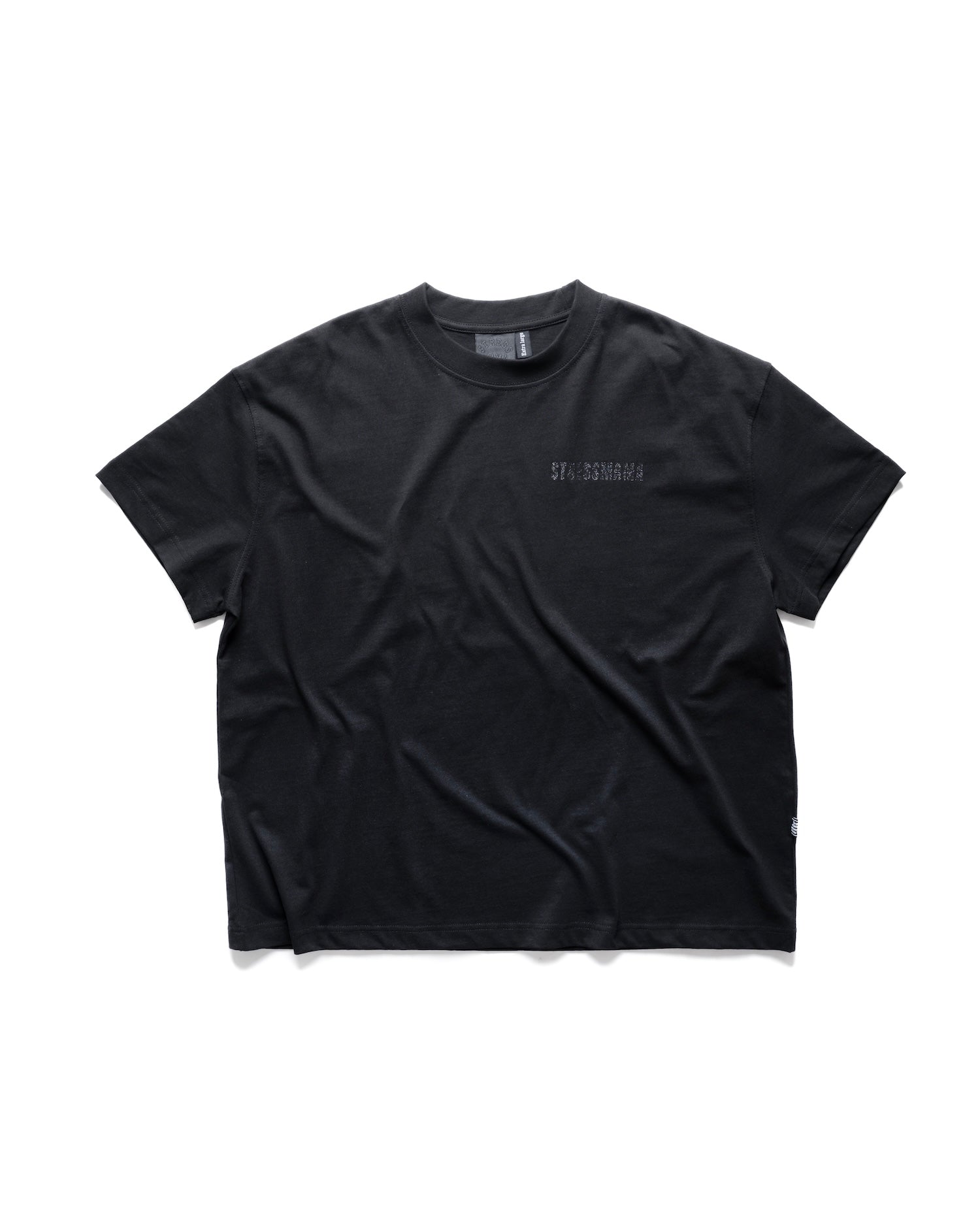 SSMA GLITTER T-SHIRT - BLACK