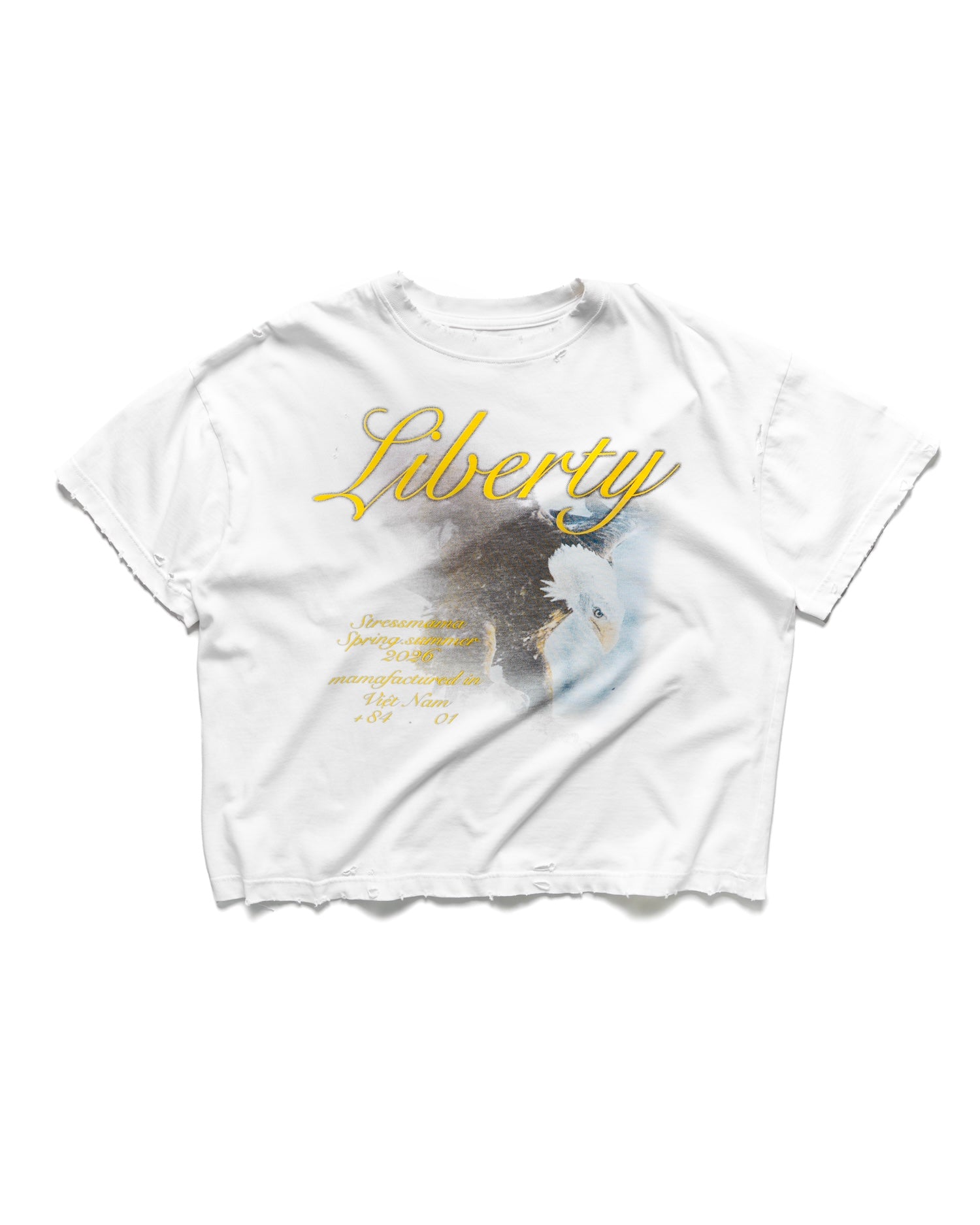 SS26 LIBERTY T-SHIRT - WHITE