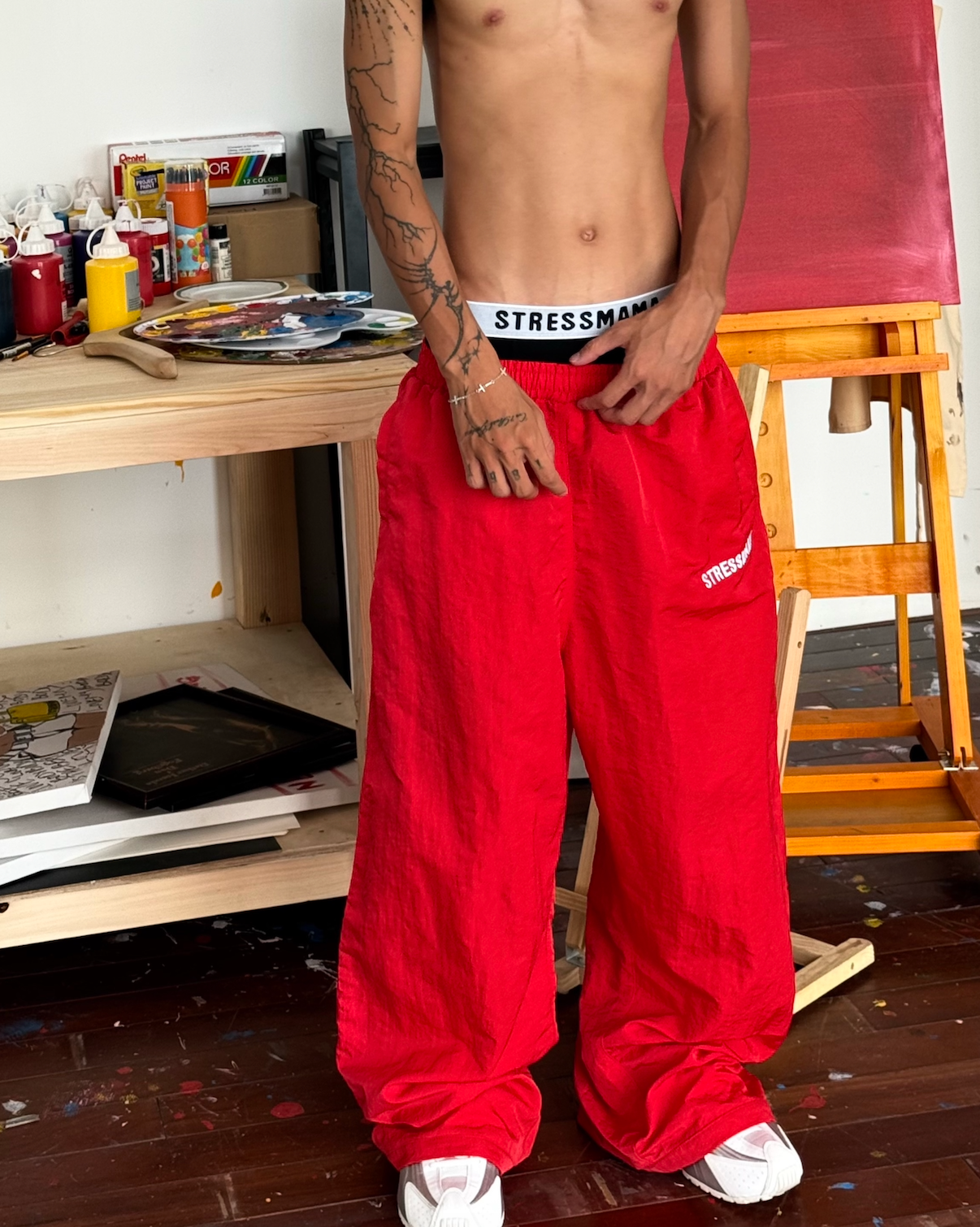 SSMA COACH TRACKSUIT PANTS V2 - RED