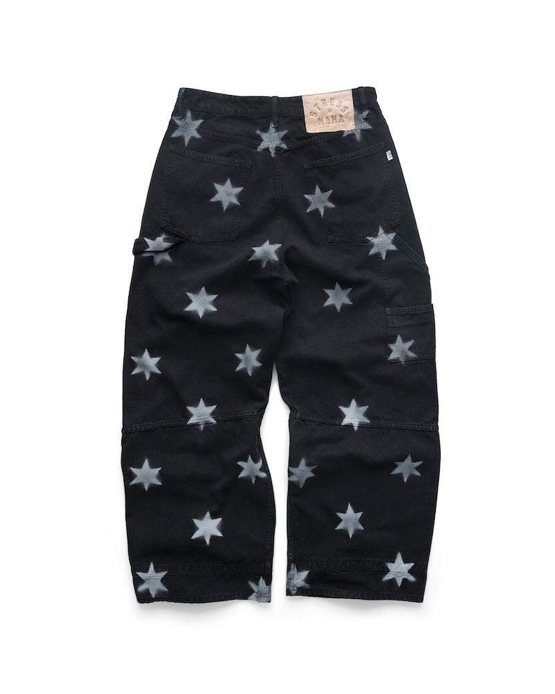 FW24 SUPER STAR PANTS - BLACK