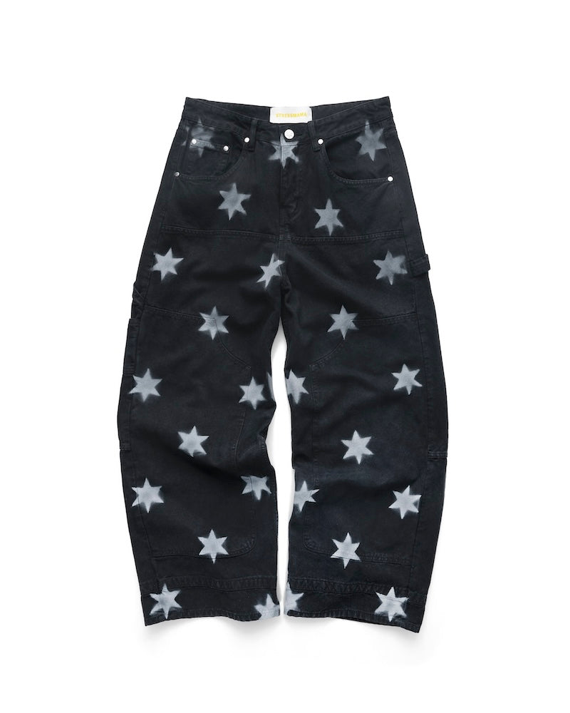 FW24 SUPER STAR PANTS - BLACK