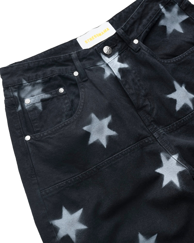 FW24 SUPER STAR PANTS - BLACK