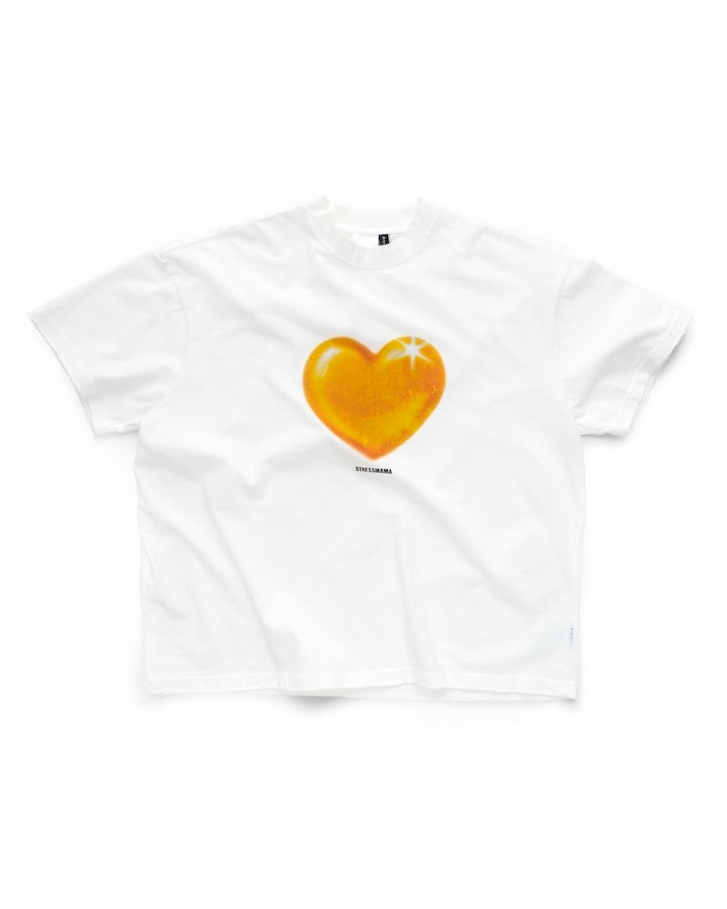 SSMA SUNLIT HEART V2 T-SHIRT - WHITE