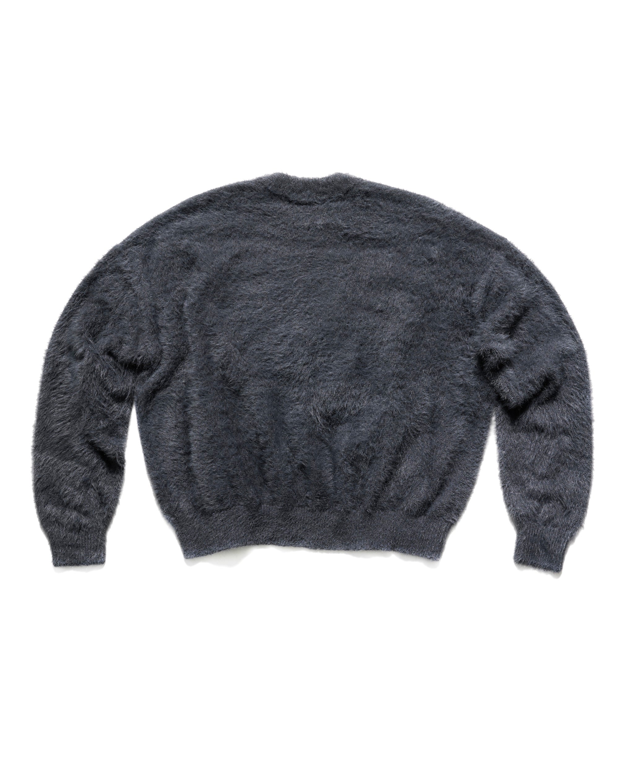 SSMA FUZZY KNIT SWEATER - GREY