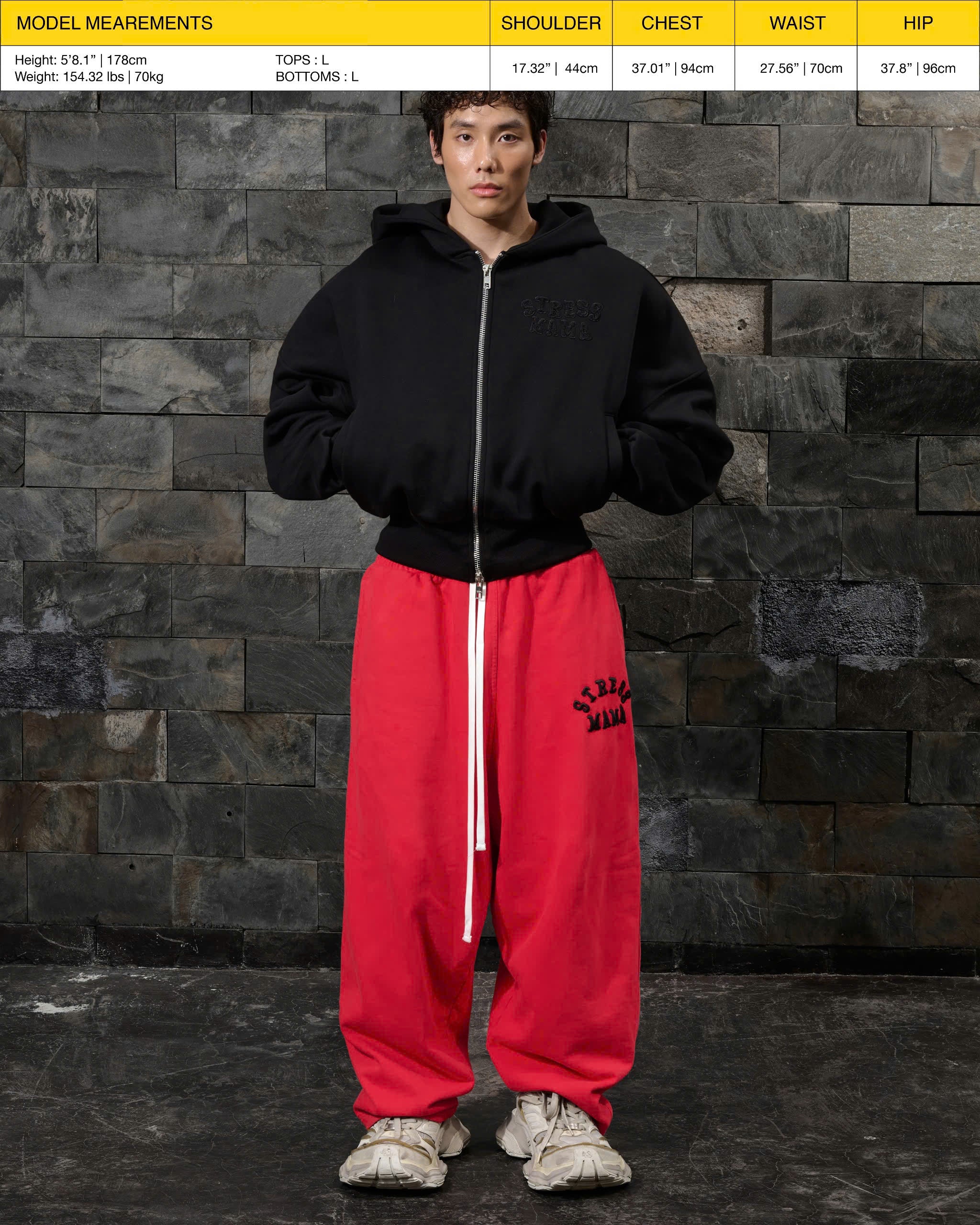 SSMA CORE SWEAT PANTS - RED