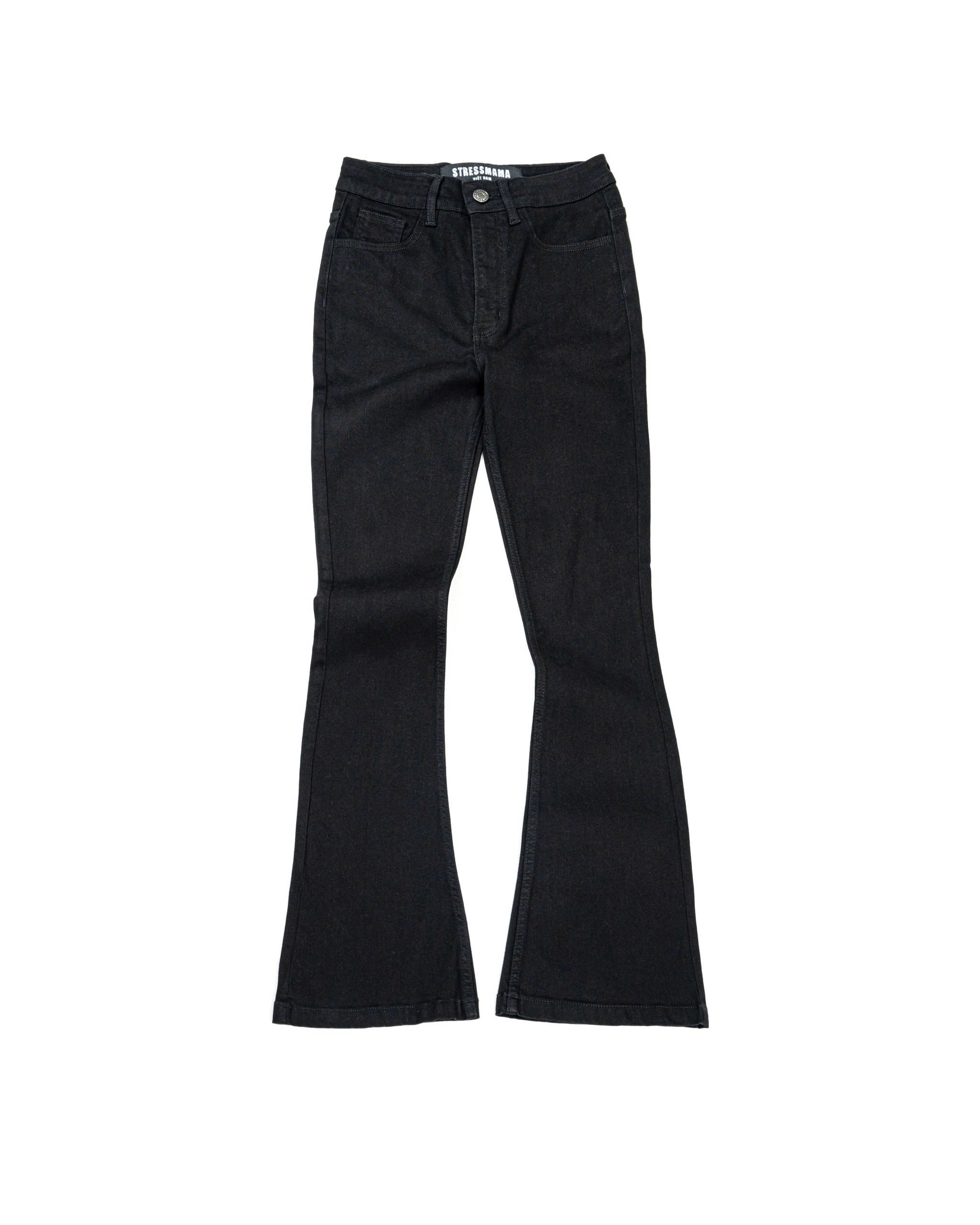 FW25 FLARED JEANS - BLACK