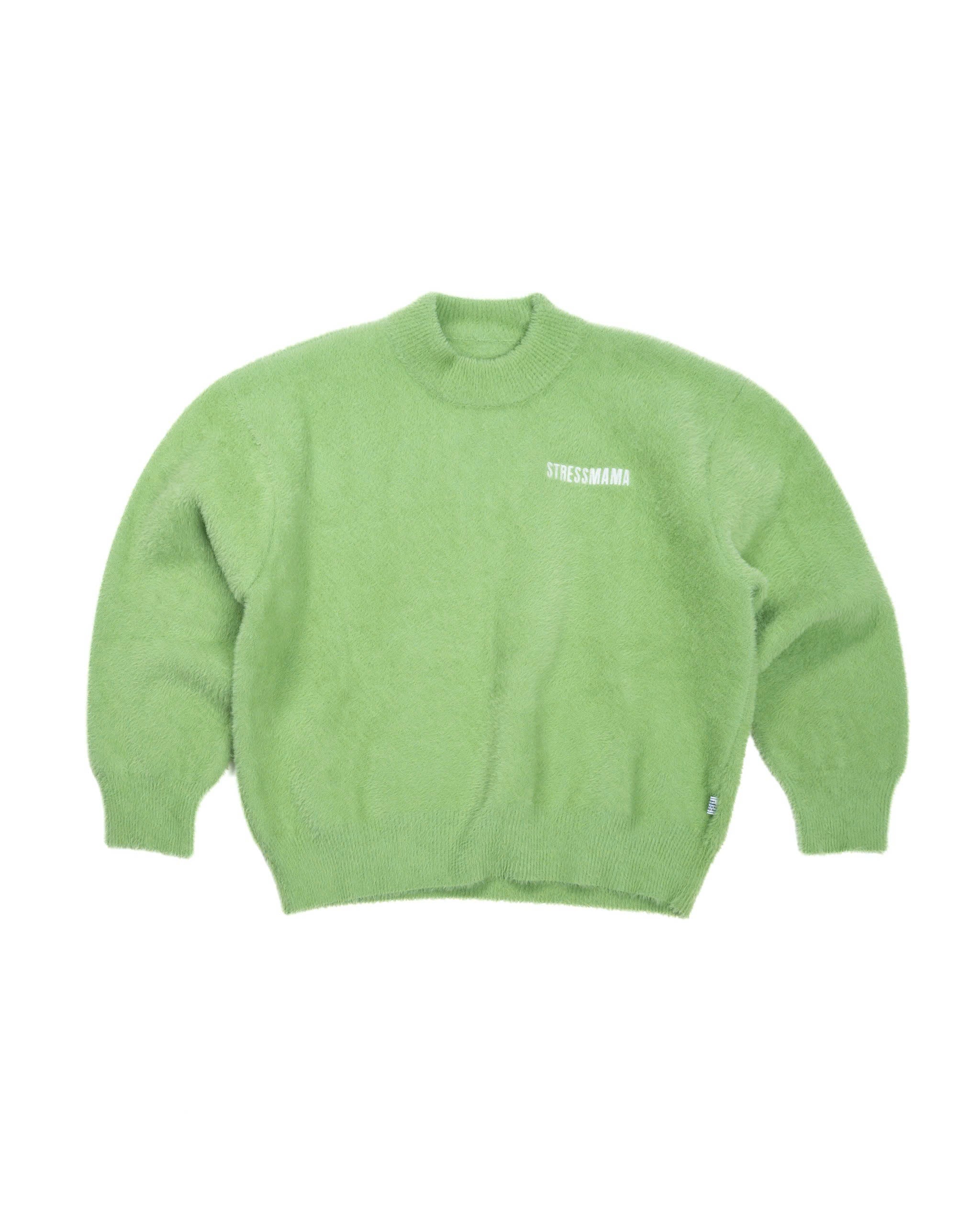 FW25 KNIT SWEATER - GREEN – STRESSMAMA