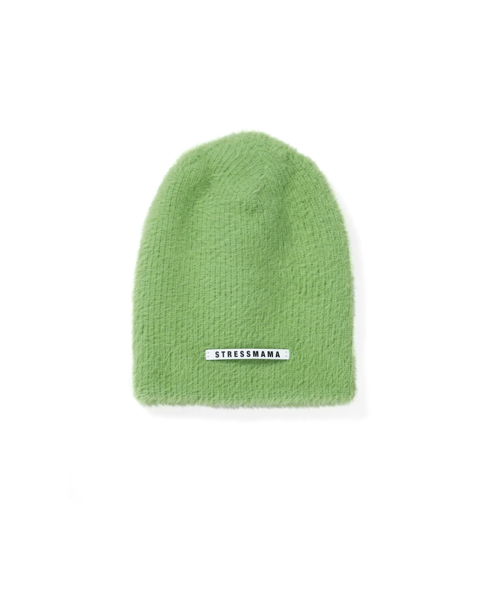FW25 KNIT BEANIE HAT - GREEN