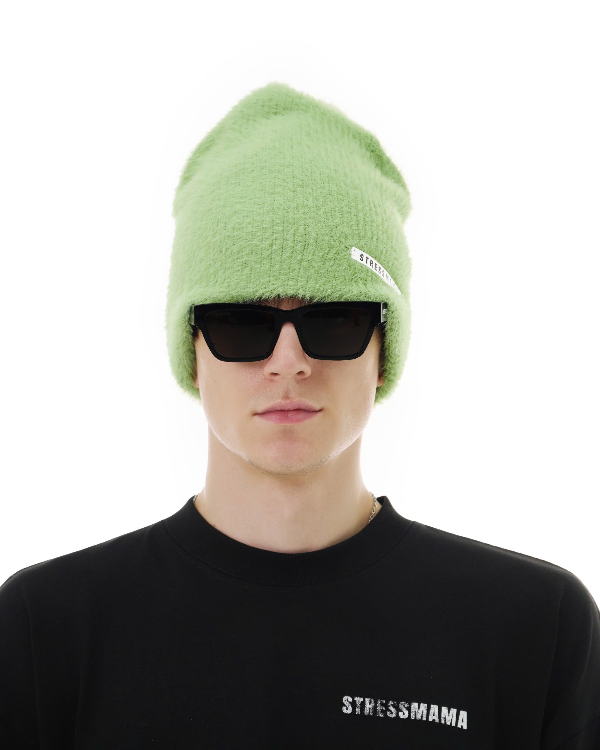 FW25 KNIT BEANIE HAT - GREEN