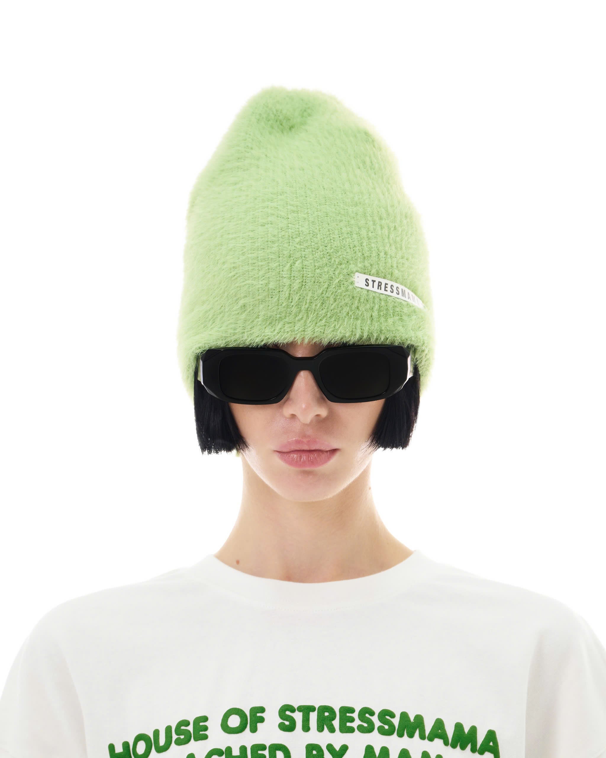 FW25 KNIT BEANIE HAT - GREEN