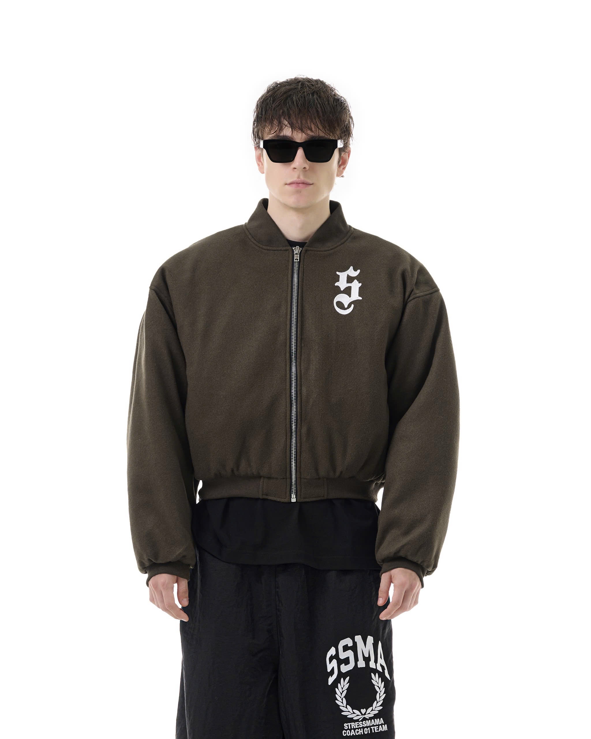 FW25 "S" BOMBER - BROWN