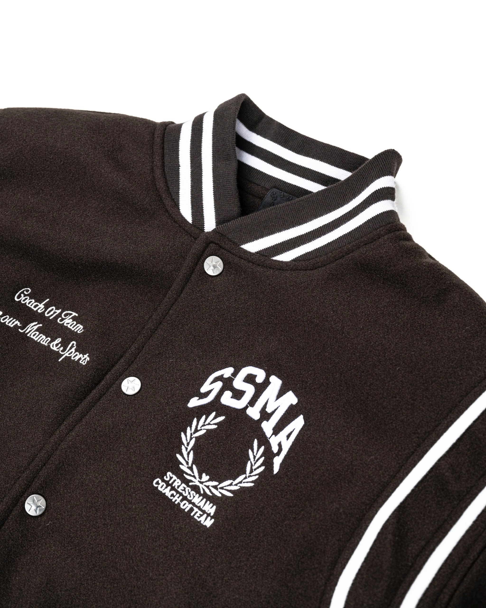 FW25 VARSITY JACKET - BROWN