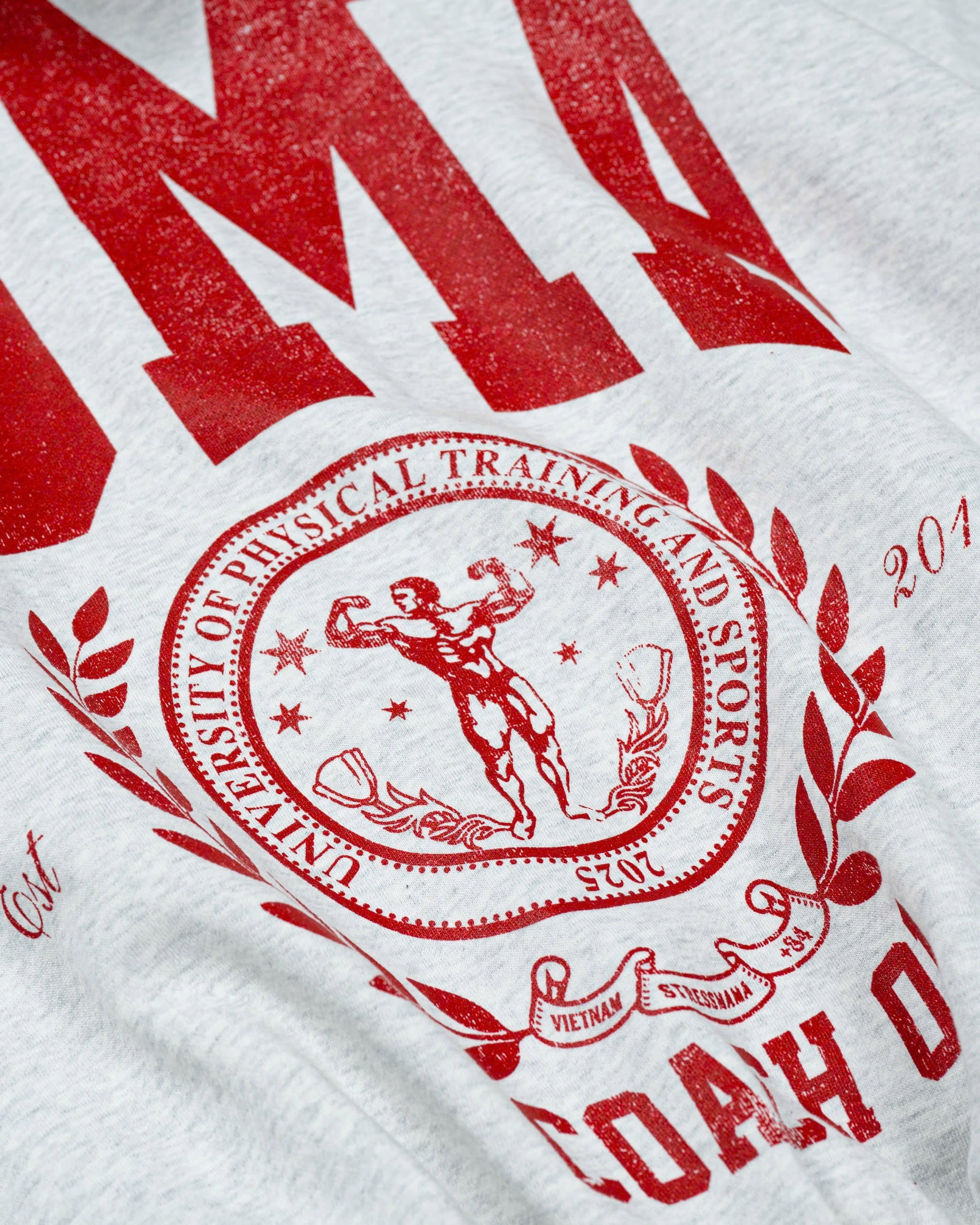 FW25 PT UNIVERSITY ZIP HOODIE - GRAY