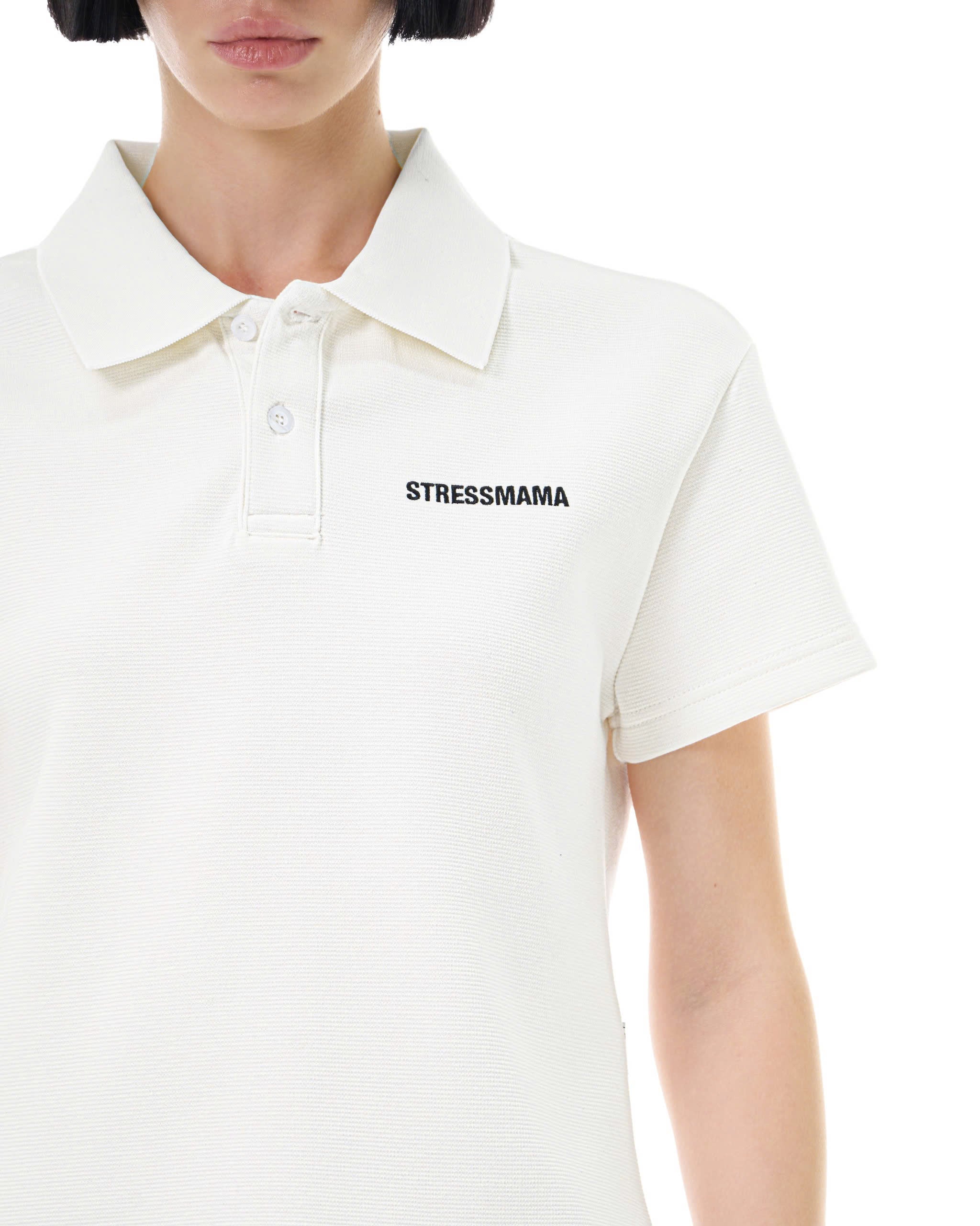 FW25 WOMEN POLO SHIRT - WHITE