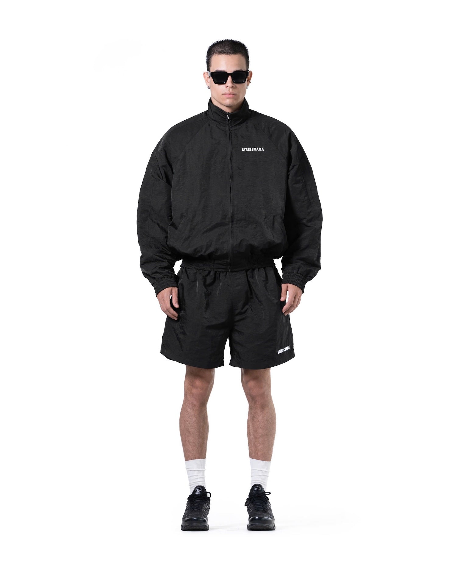 SSMA COACH TRACK SHORTS - BLACK